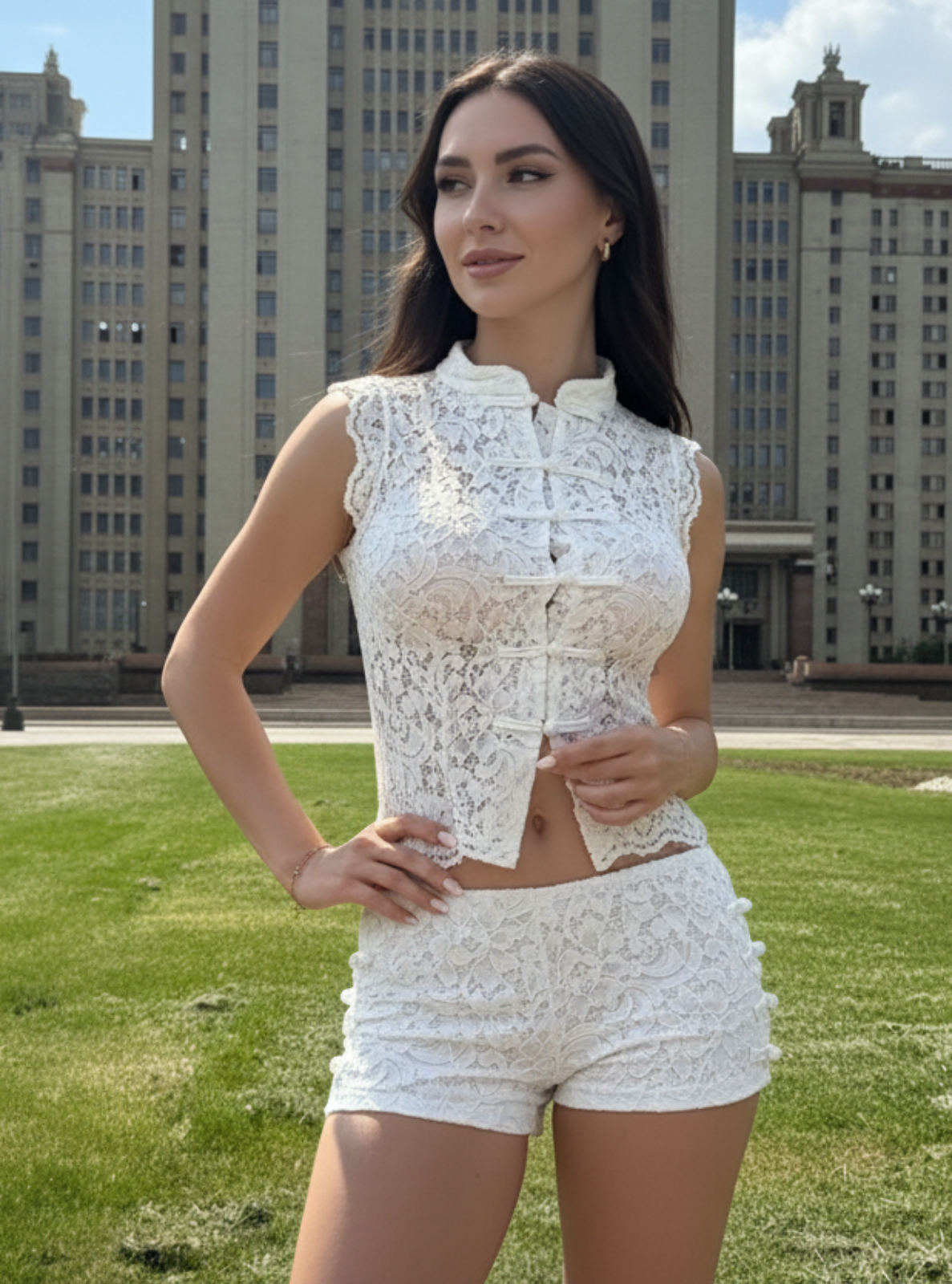 Floral Lace Shorts