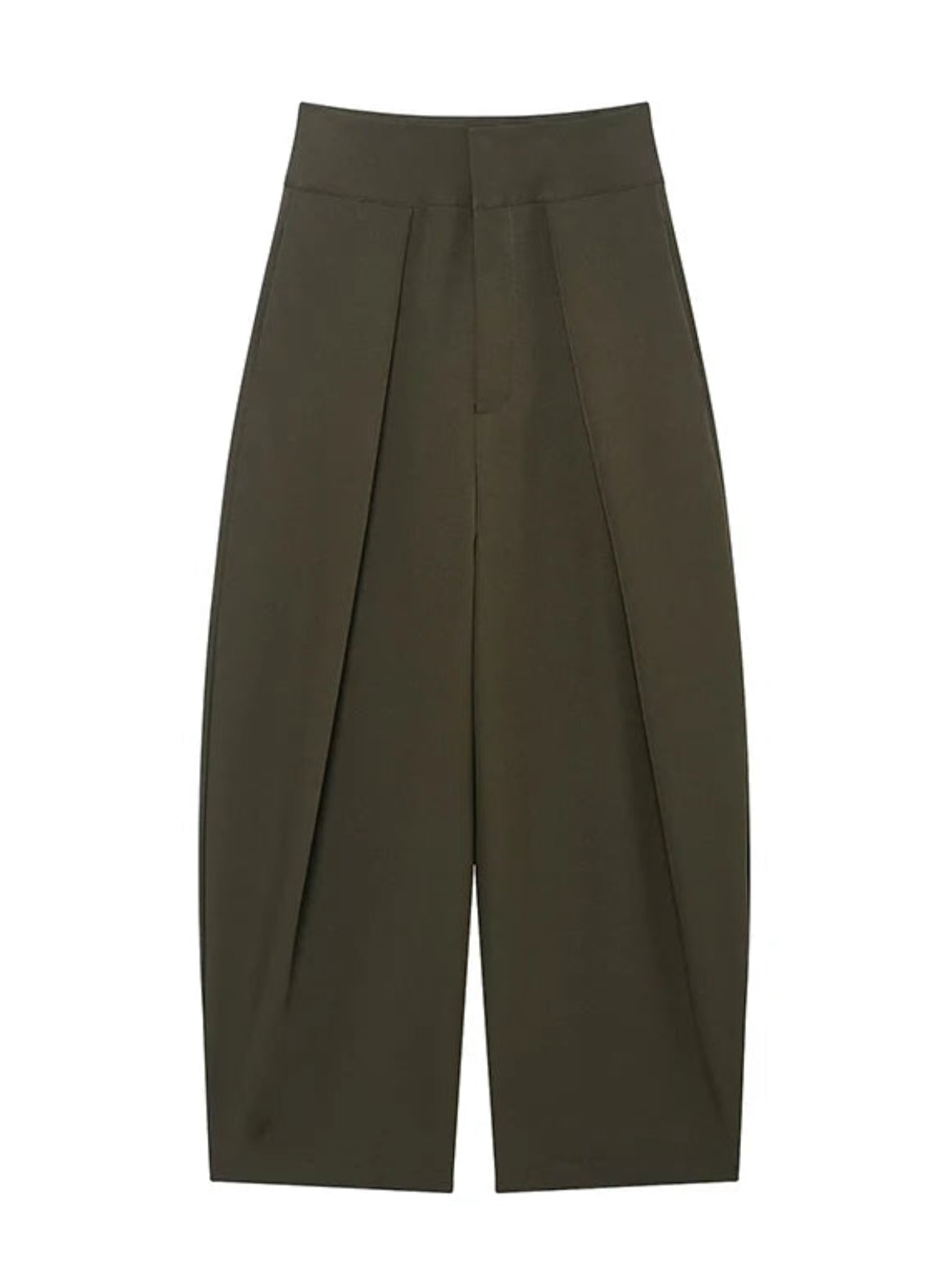 Dark green pants on a white background