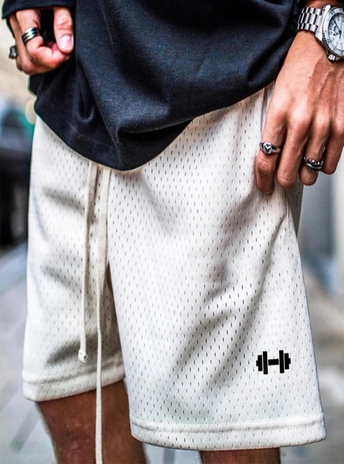 Regular Fit Mesh Shorts