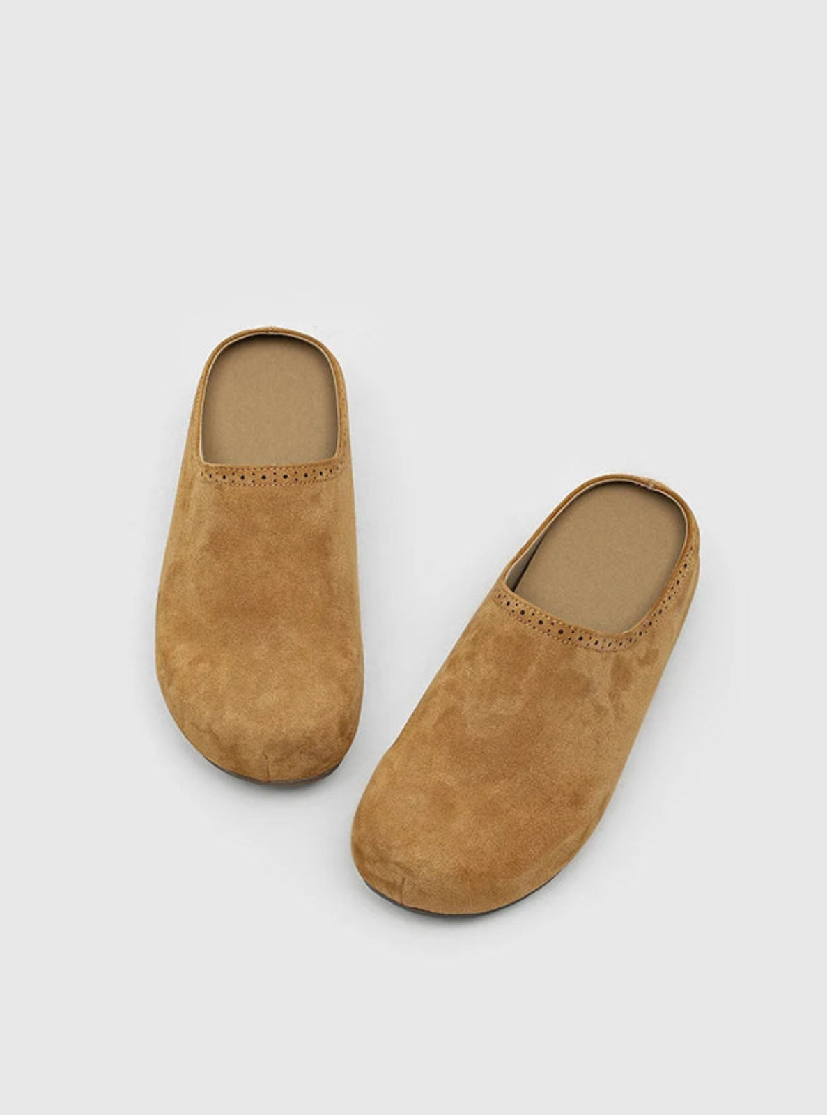 Suede Slip-On Clogs