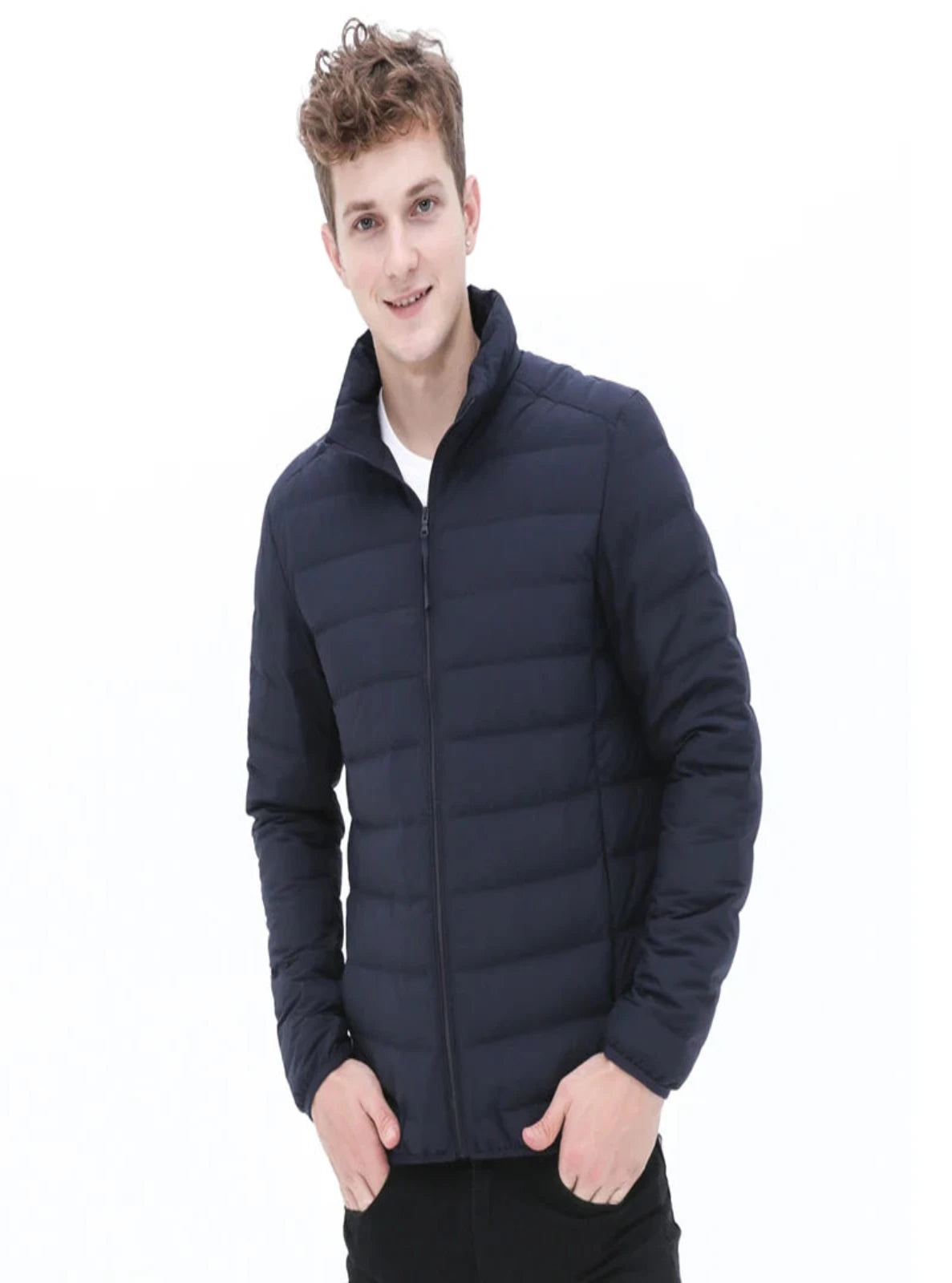 Slim Fit Lightweight Puffer Jacket