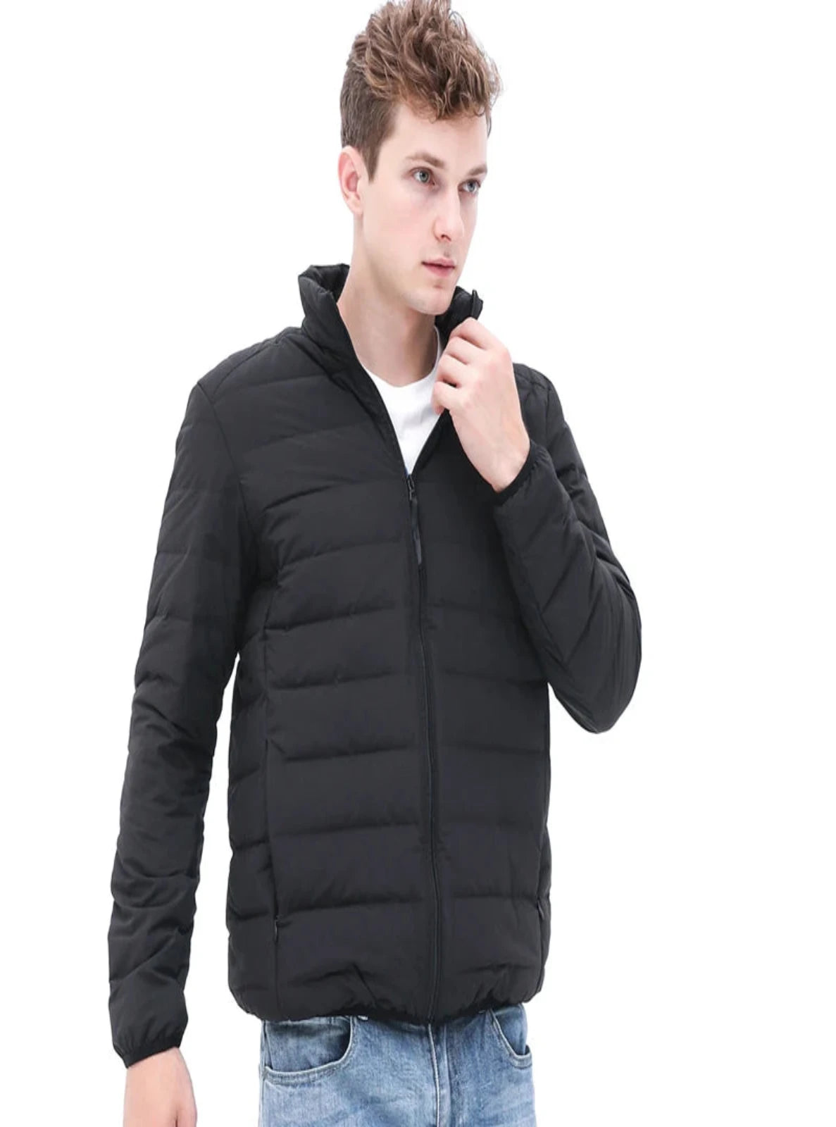 Slim Fit Lightweight Puffer Jacket