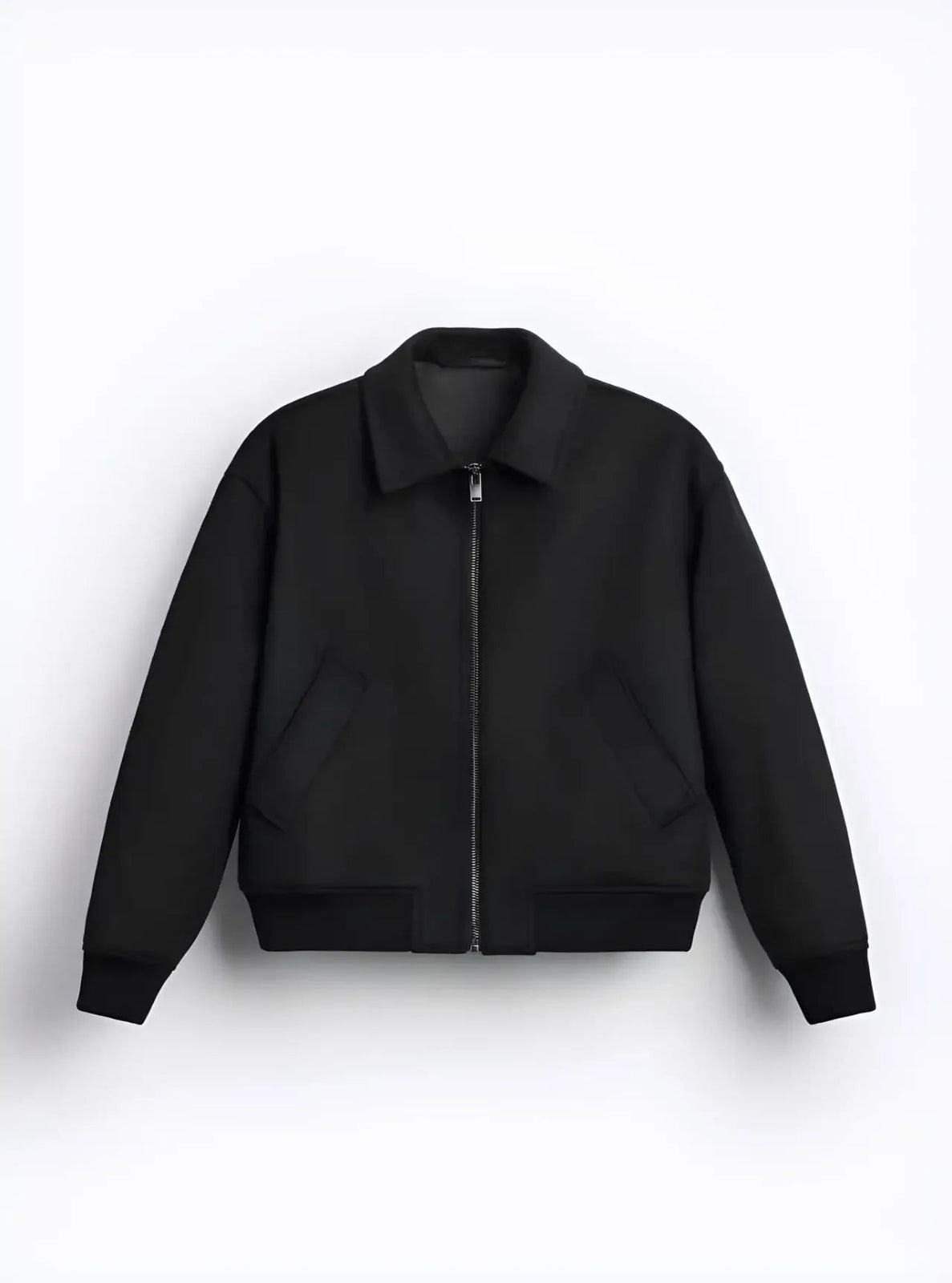Black jacket on a white background