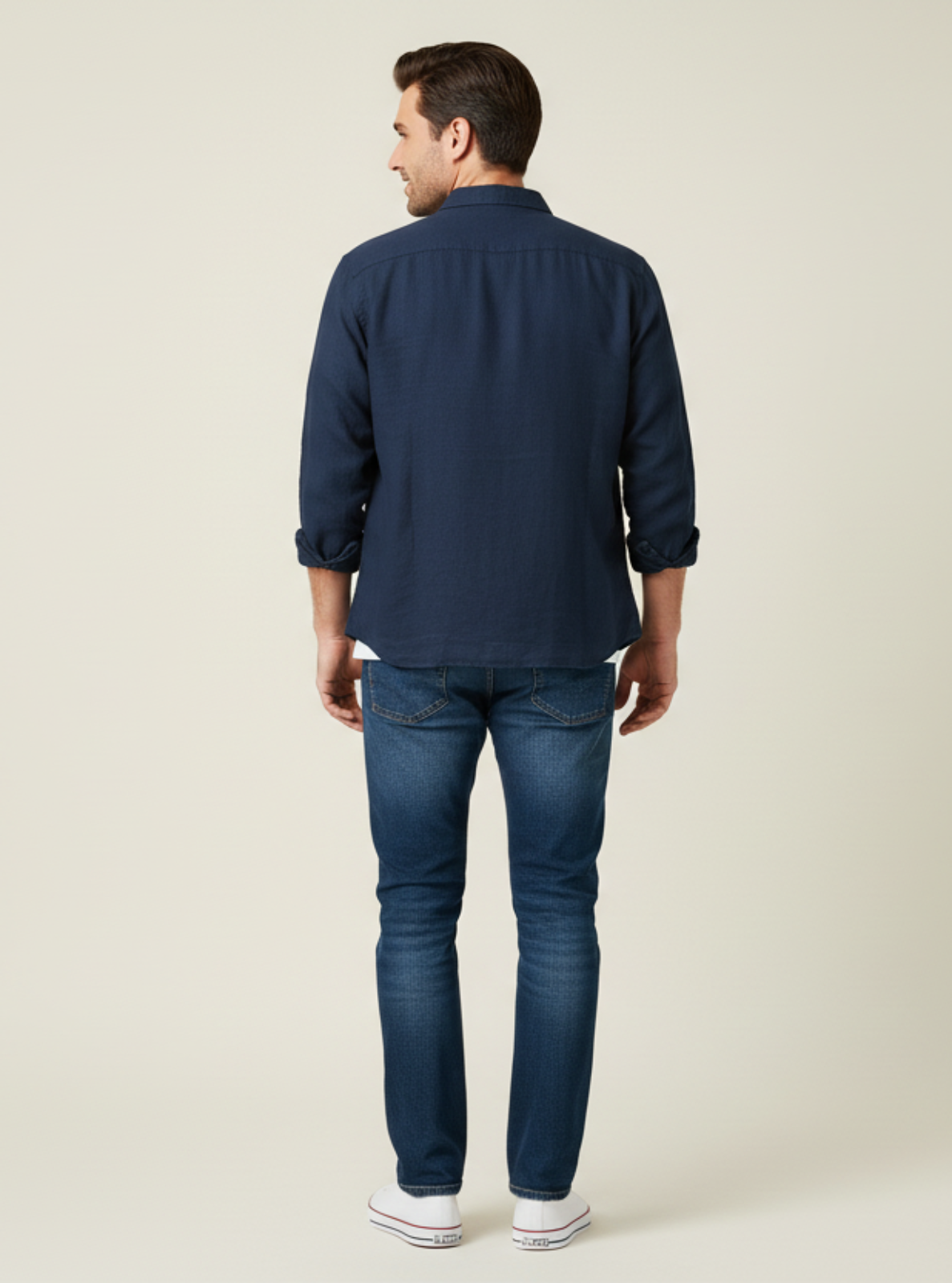 Regular Fit Linen-Blend Shirt