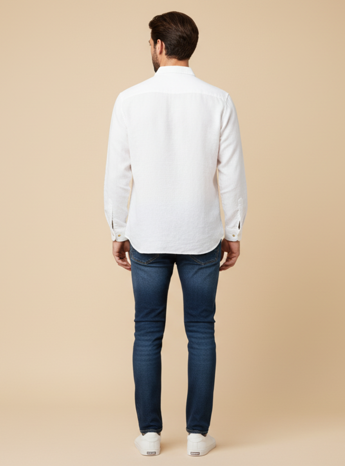 Regular Fit Linen-Blend Shirt