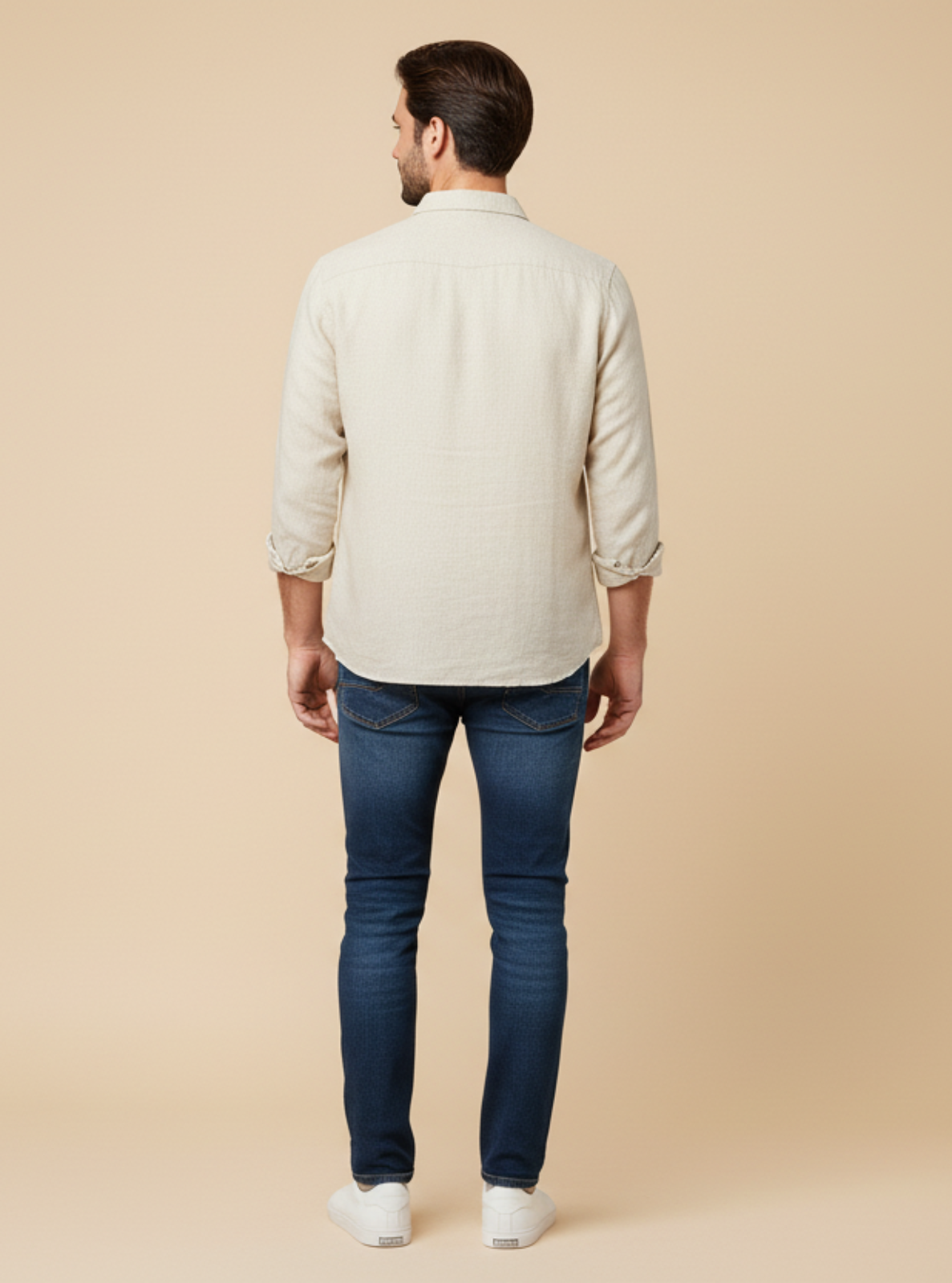 Regular Fit Linen-Blend Shirt