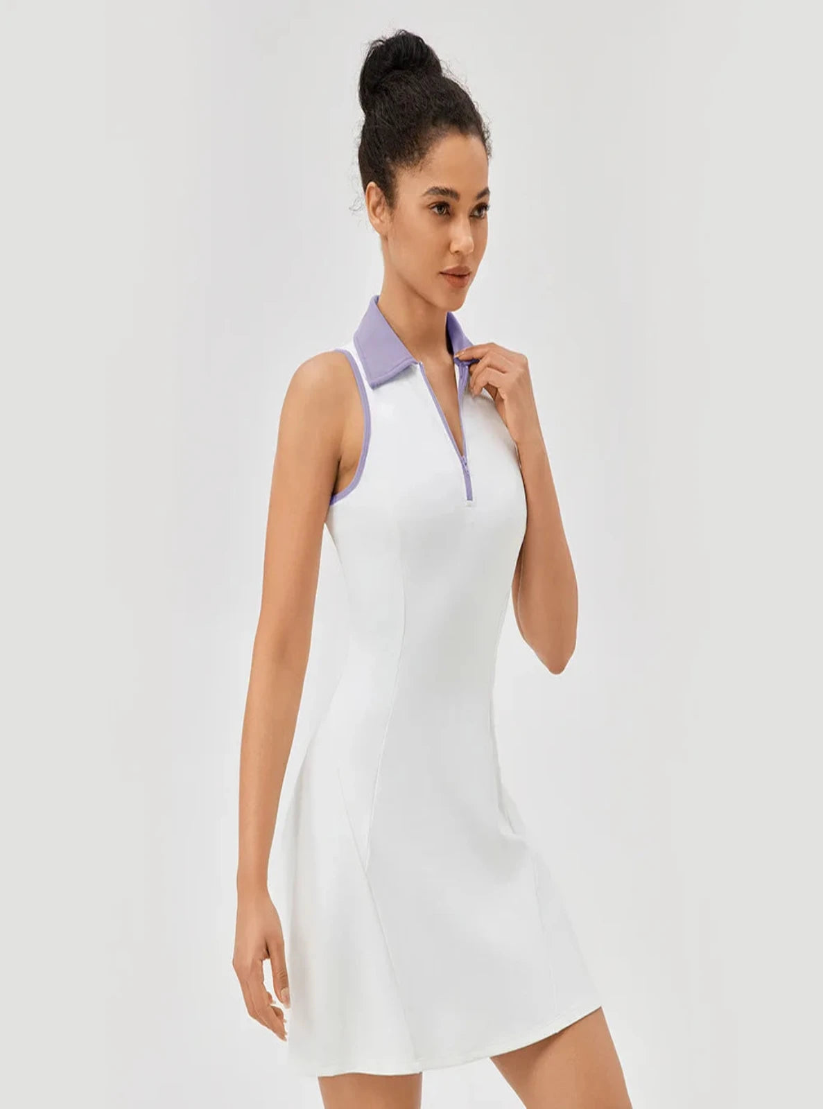 Sleeveless Polo Tennis Dress