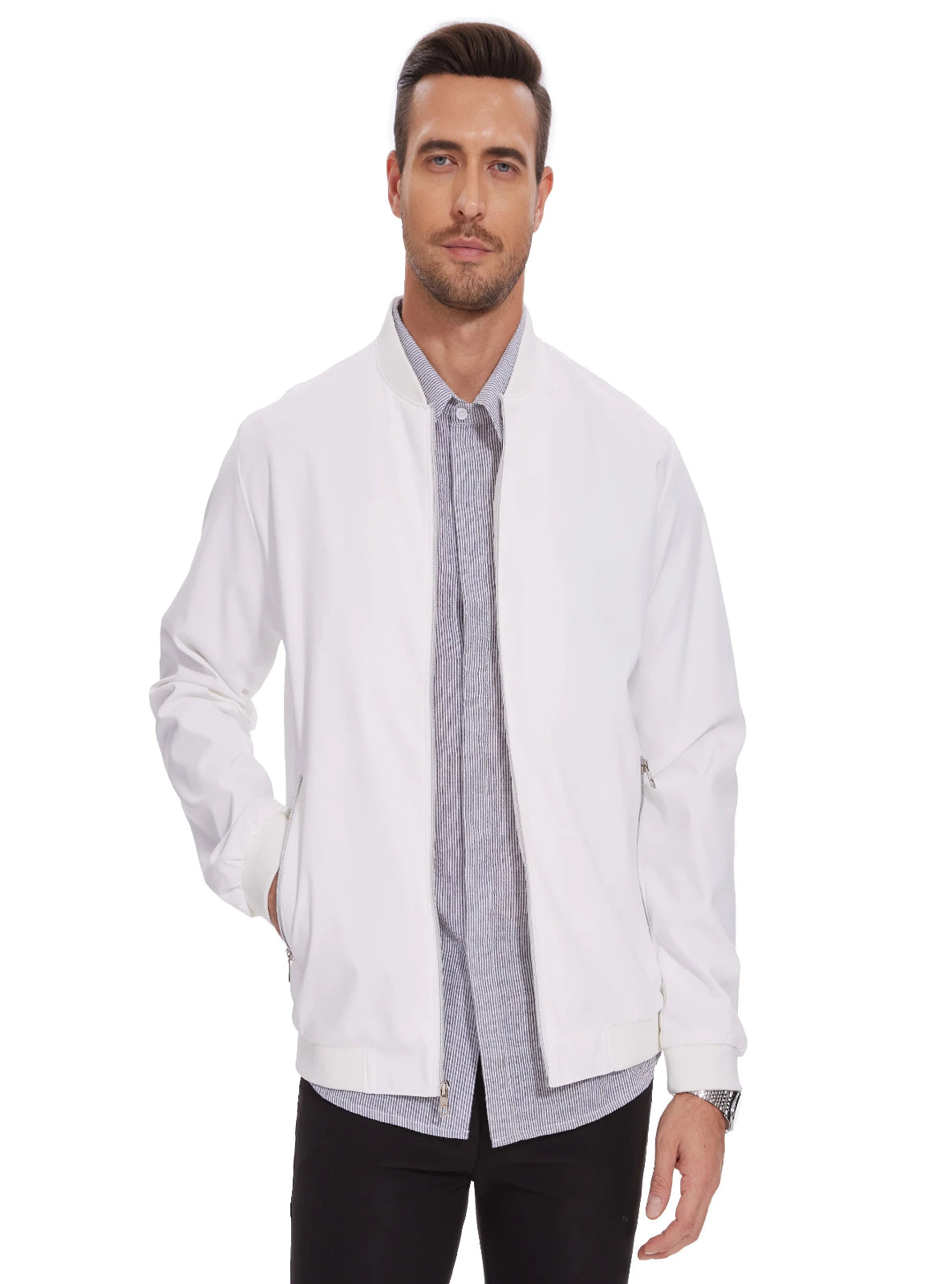 Regular-fit Lightweight Bomber Jacket