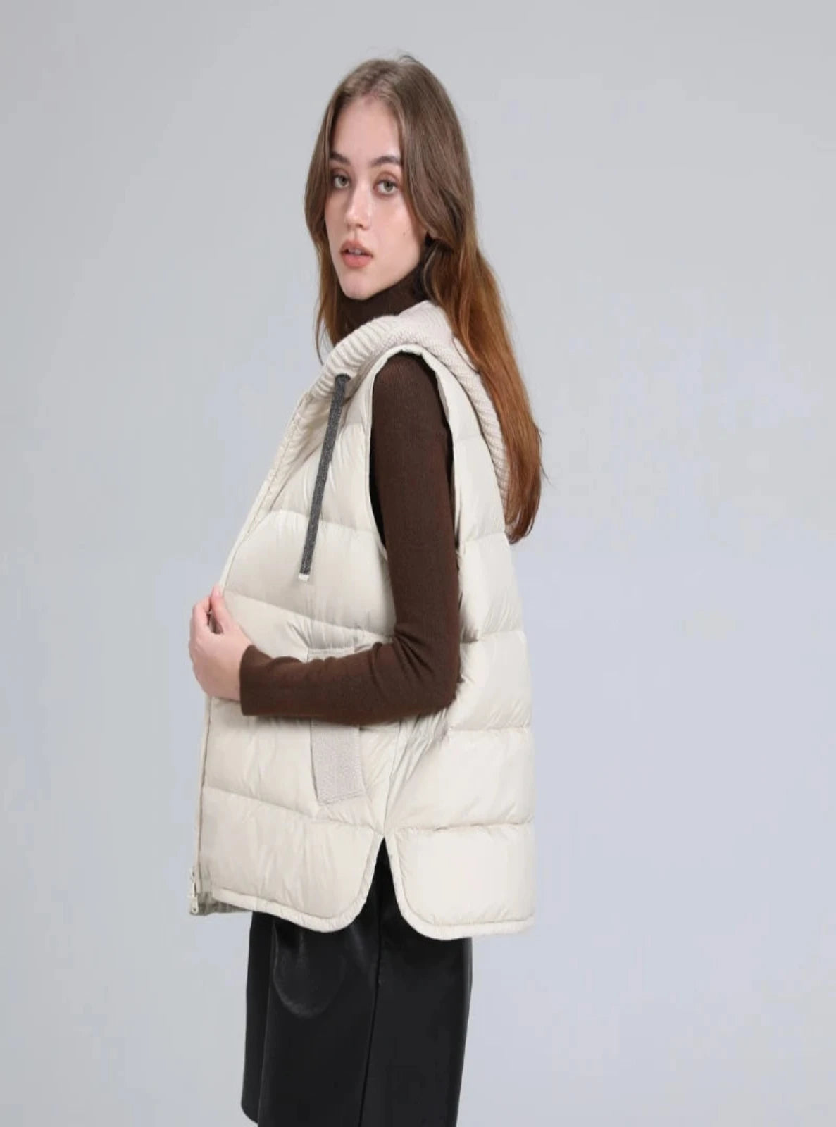 Hooded Quilted Vest