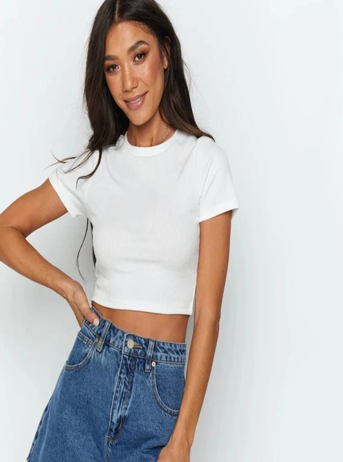 Ribbed Cropped Top