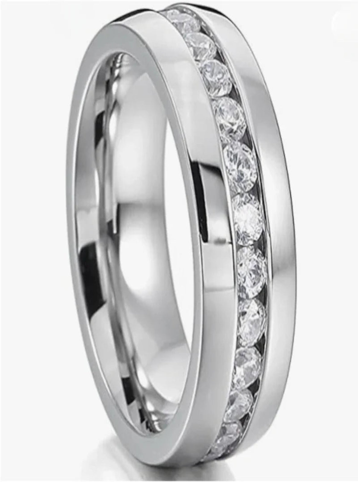 Stainless Steel Band Ring