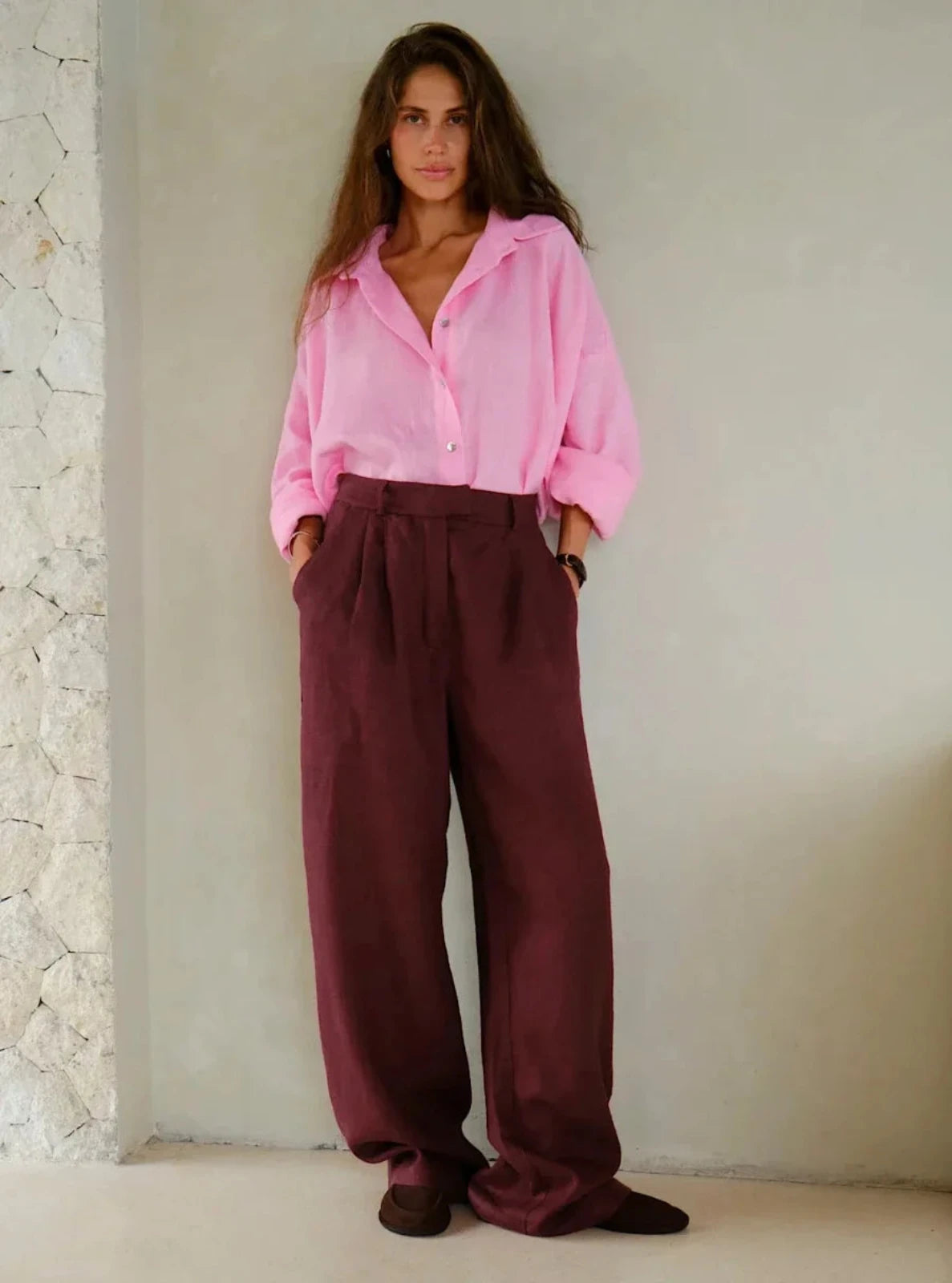 Wide-leg Pants