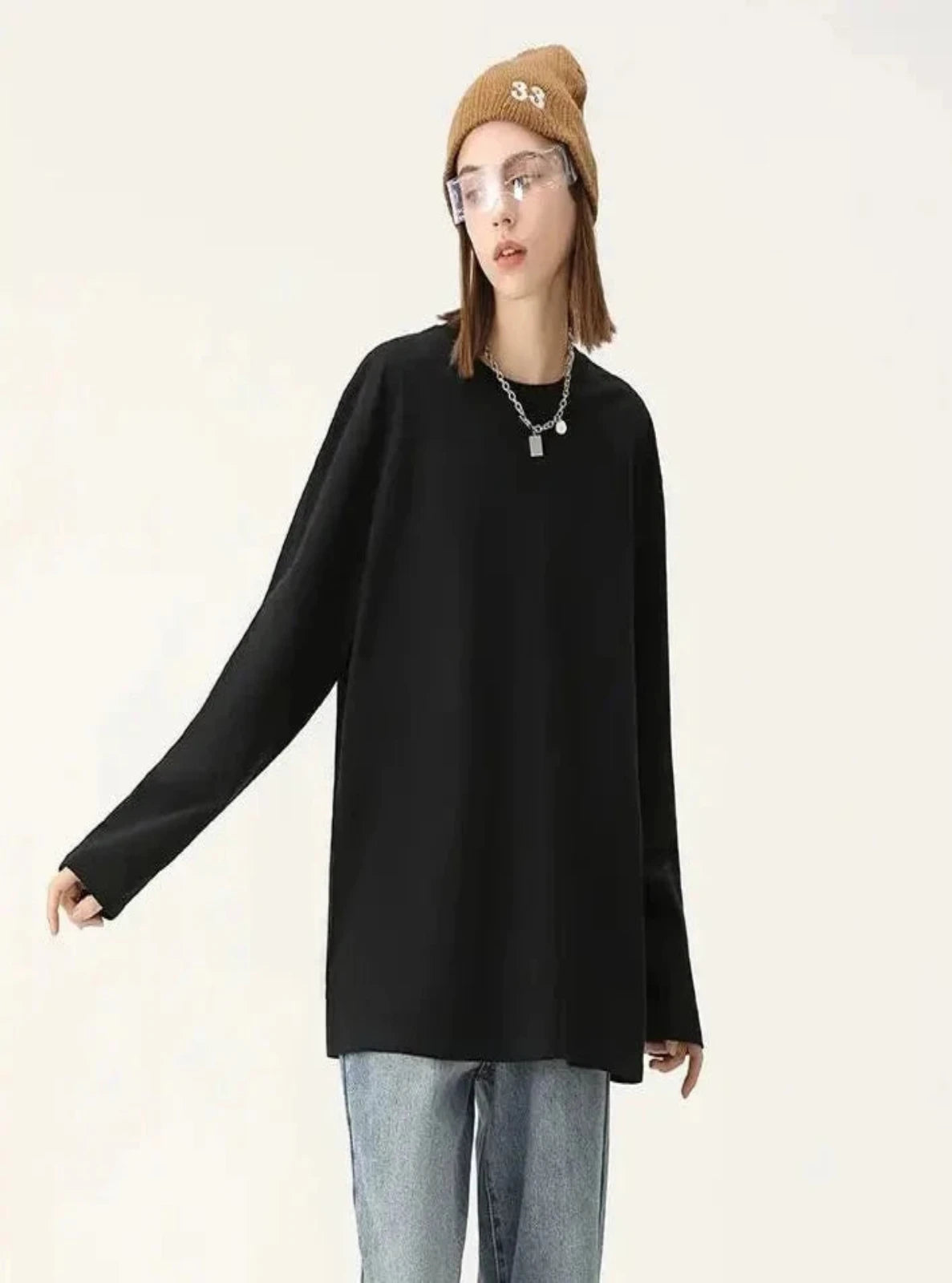 Long-sleeved Jersey Shirt