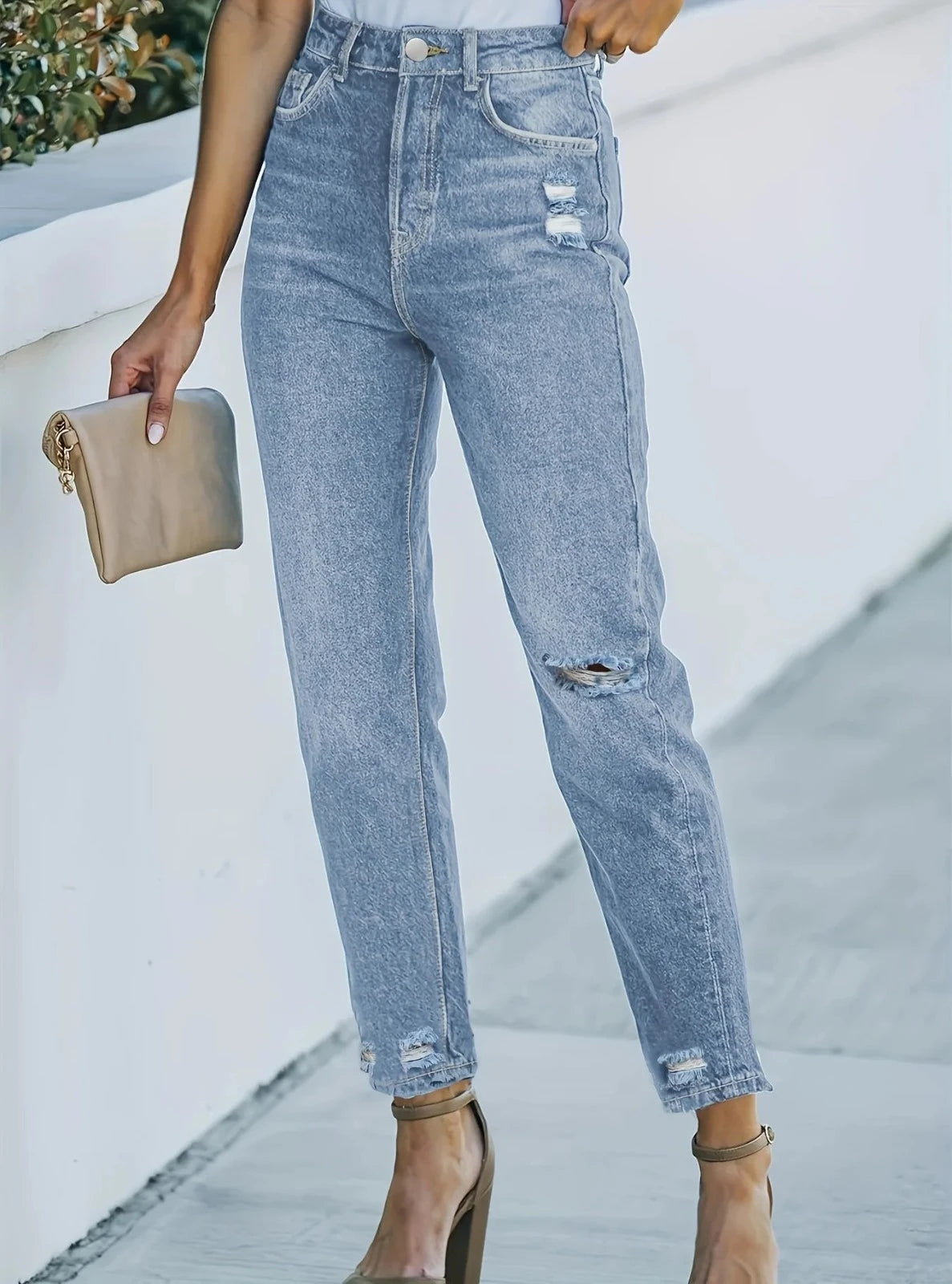 Slim High Ankle Jeans