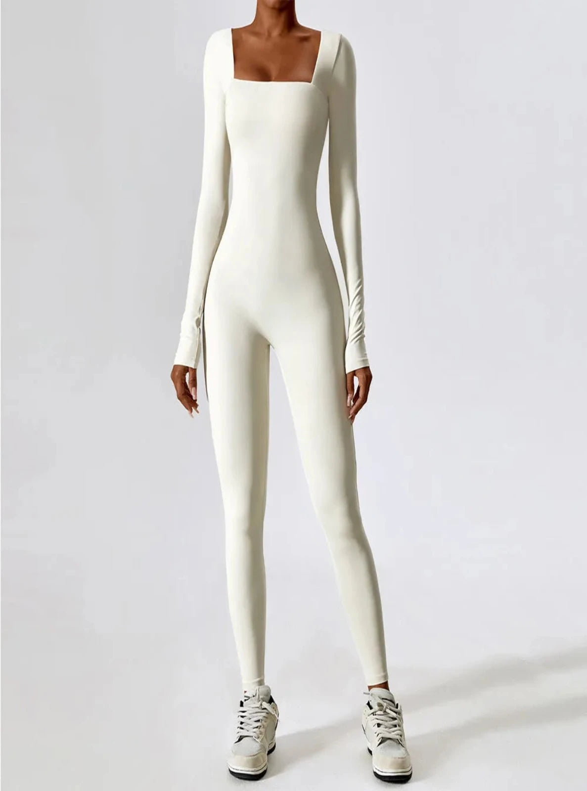 Long Sleeved One Piece Sports Jumpsuit