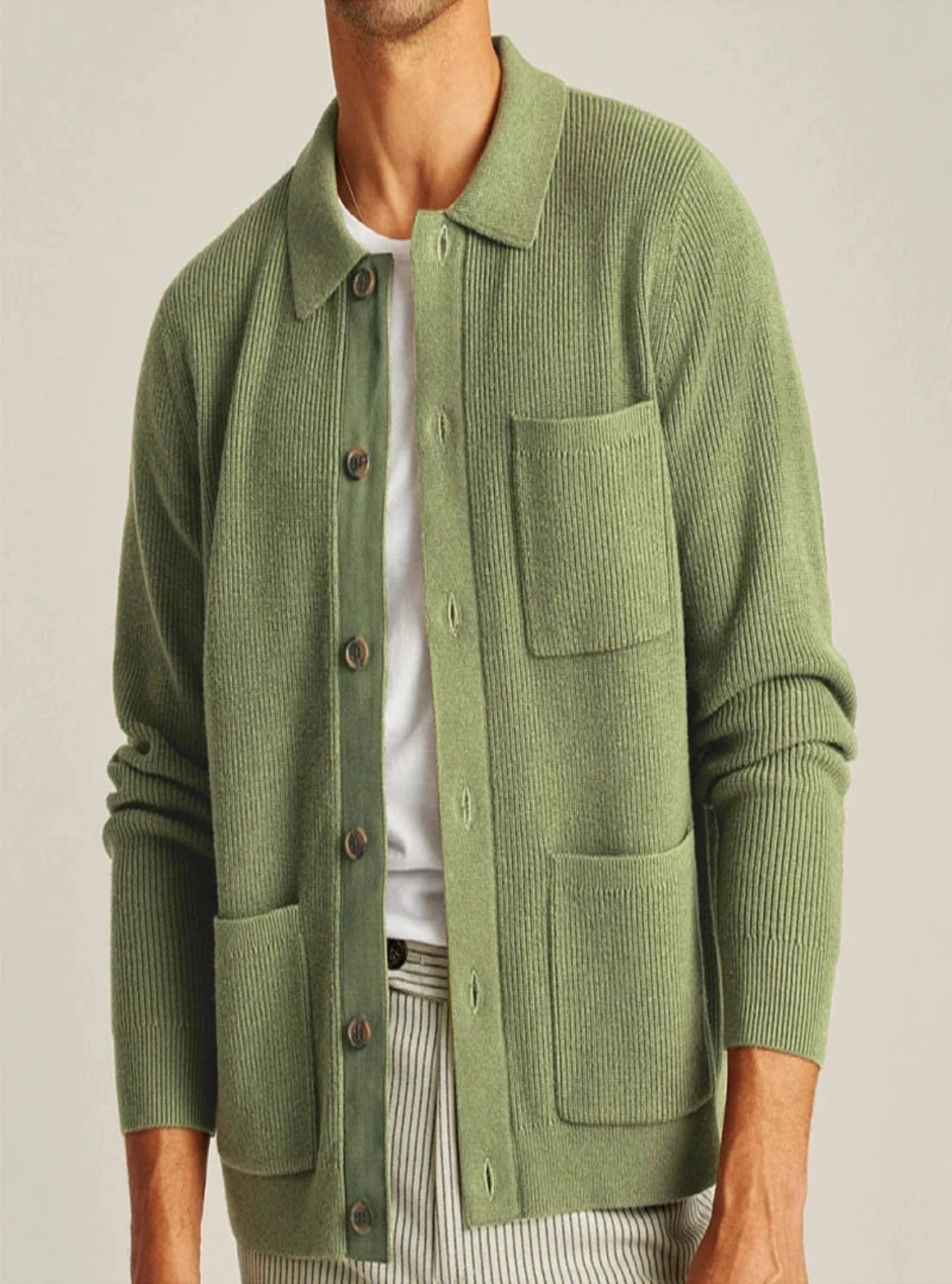 Regular Fit Fine-knit Cardigan