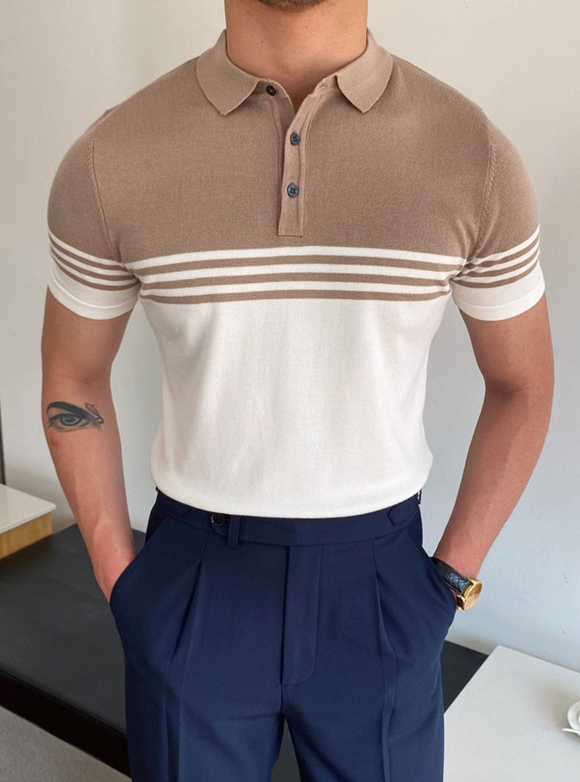 Turn-down Cotton Polo