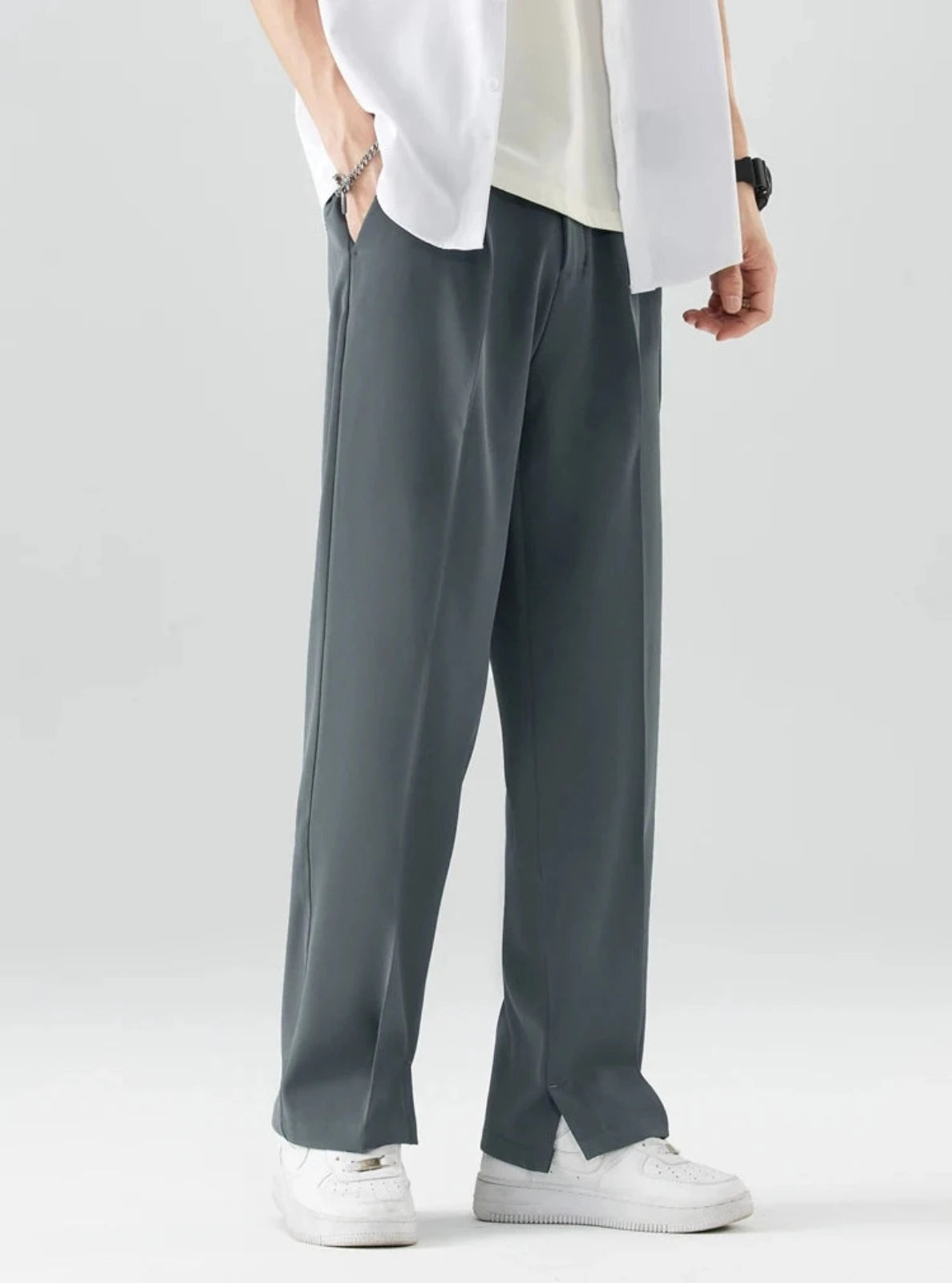 Semi-wide Pants