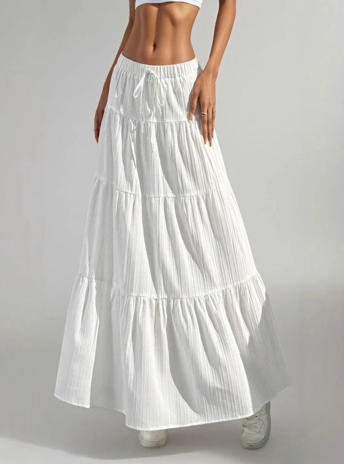 Tiered Maxi Skirt