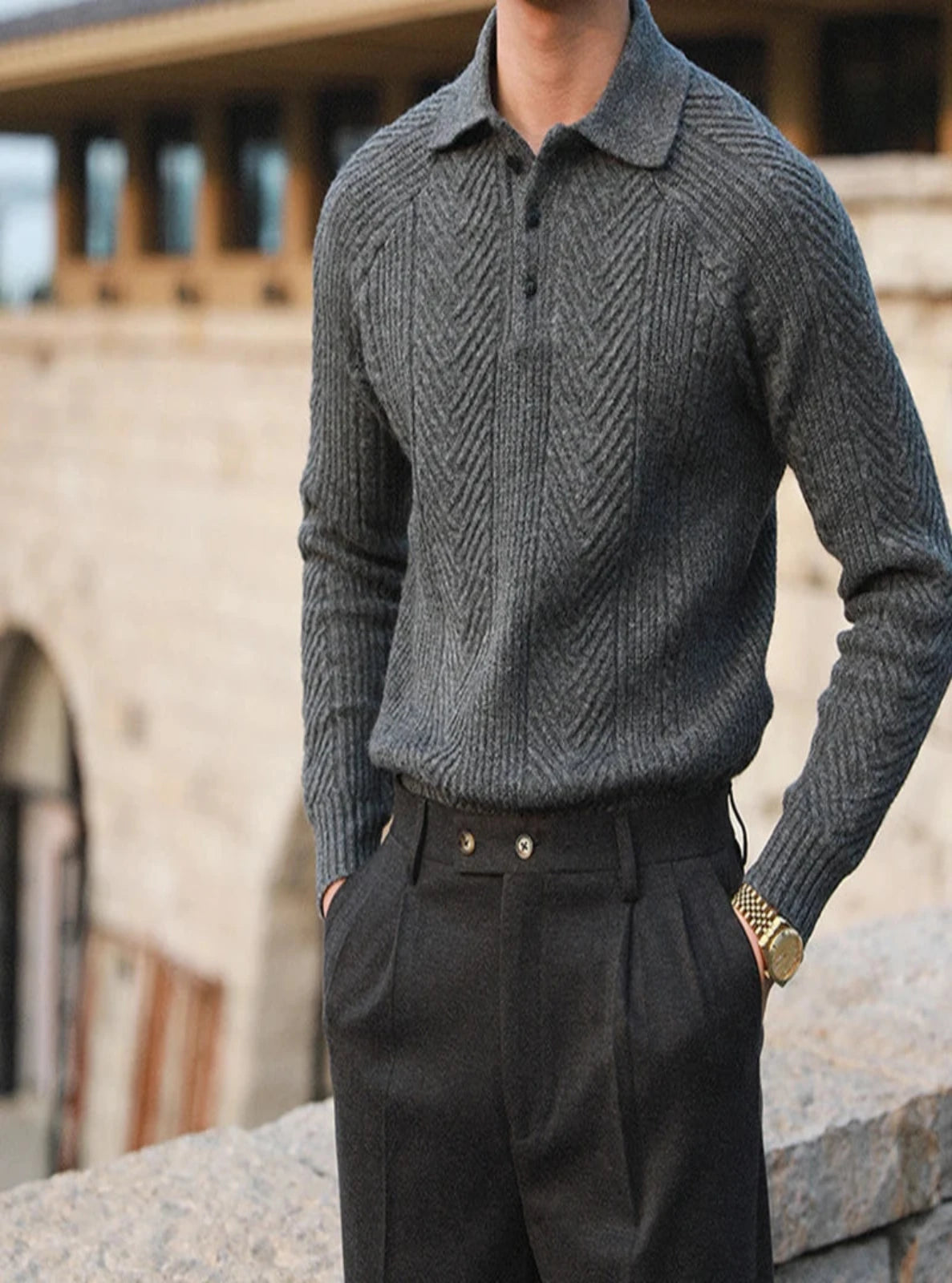 Polo Sweater