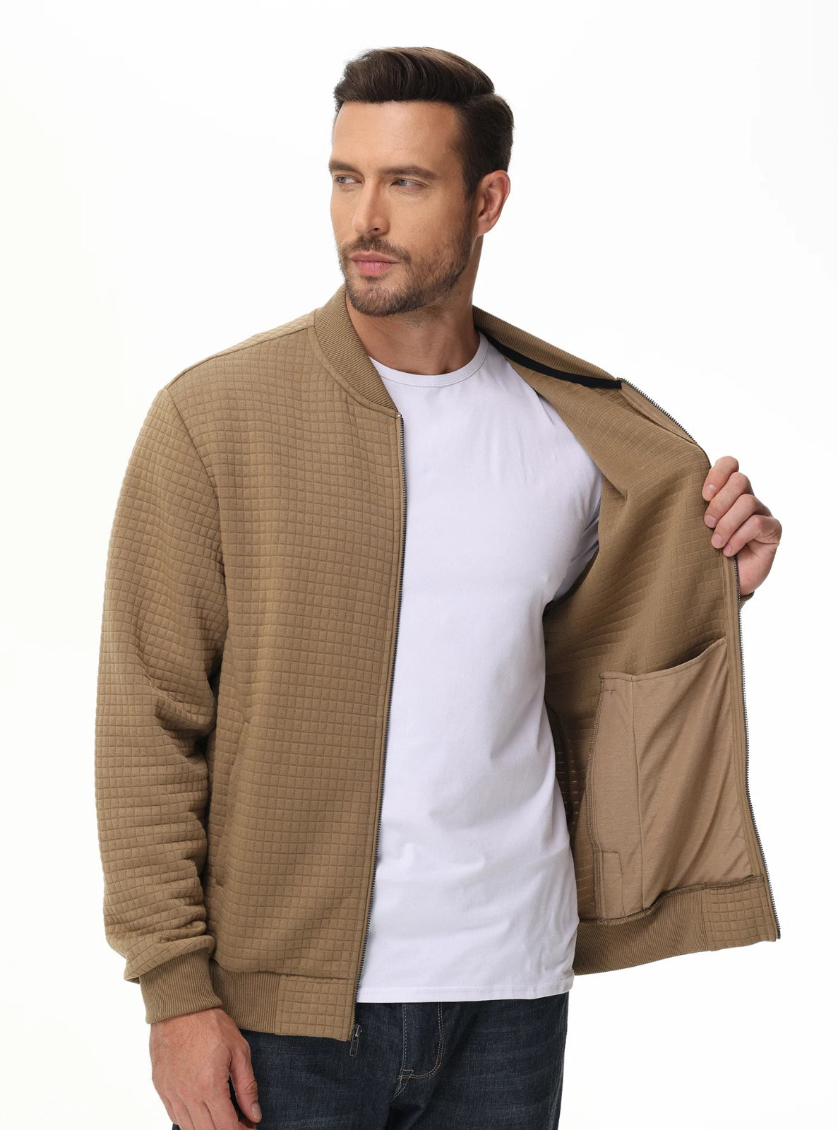 Regular-fit Lightweight Bomber Jacket