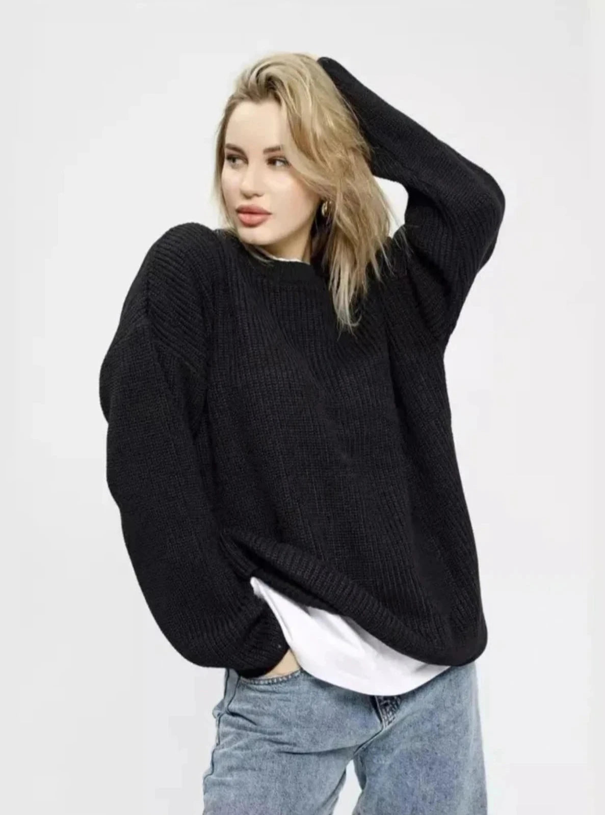 Cable-knit Sweater