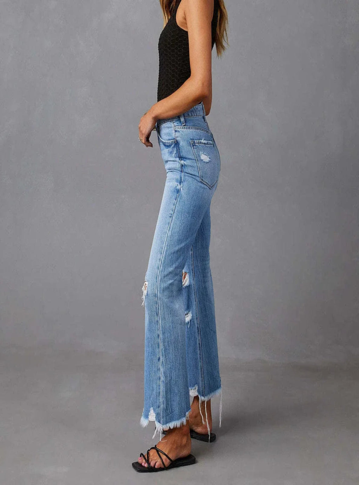 Cropped Flare Jeans