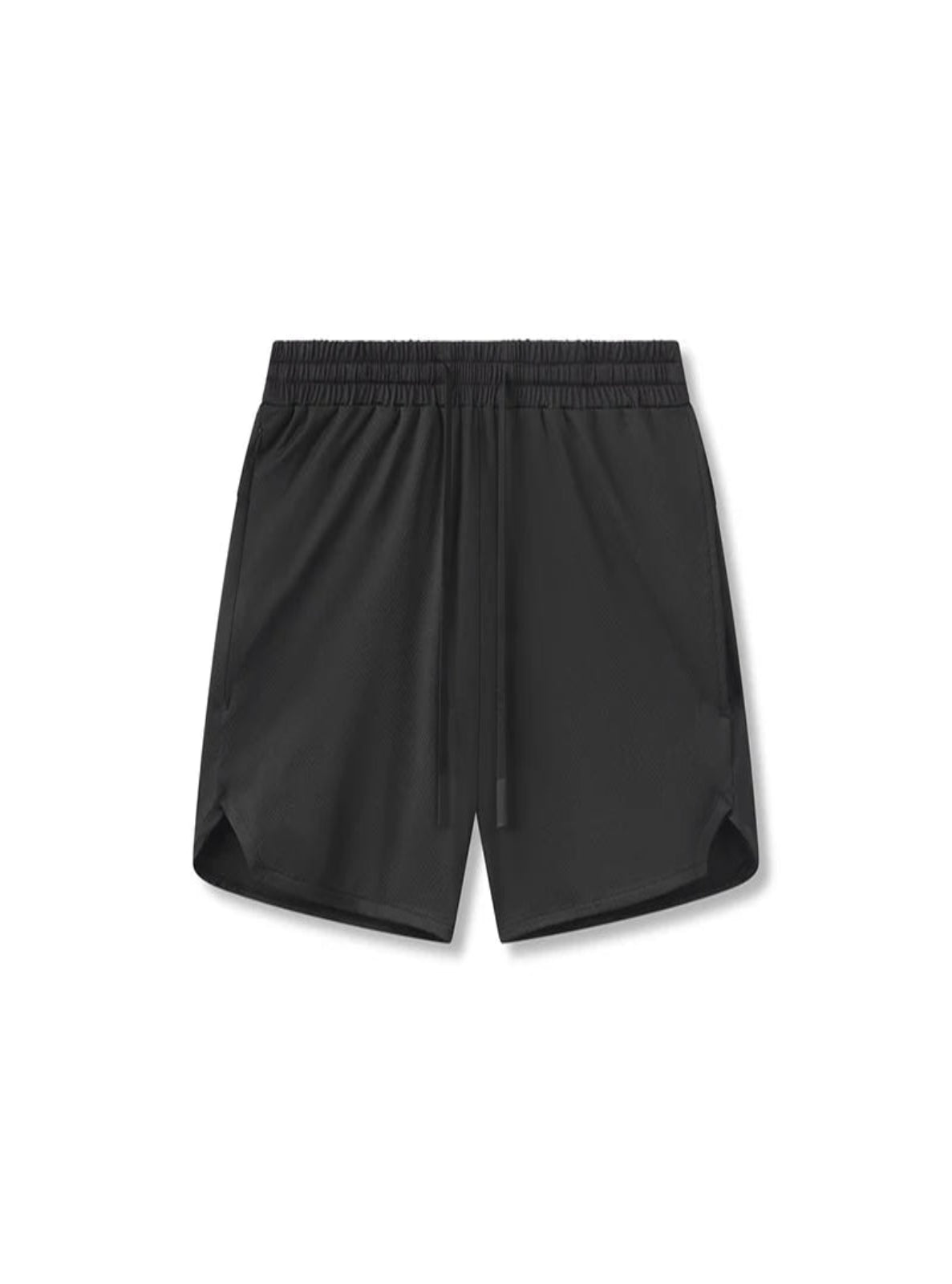 Black shorts on a white background