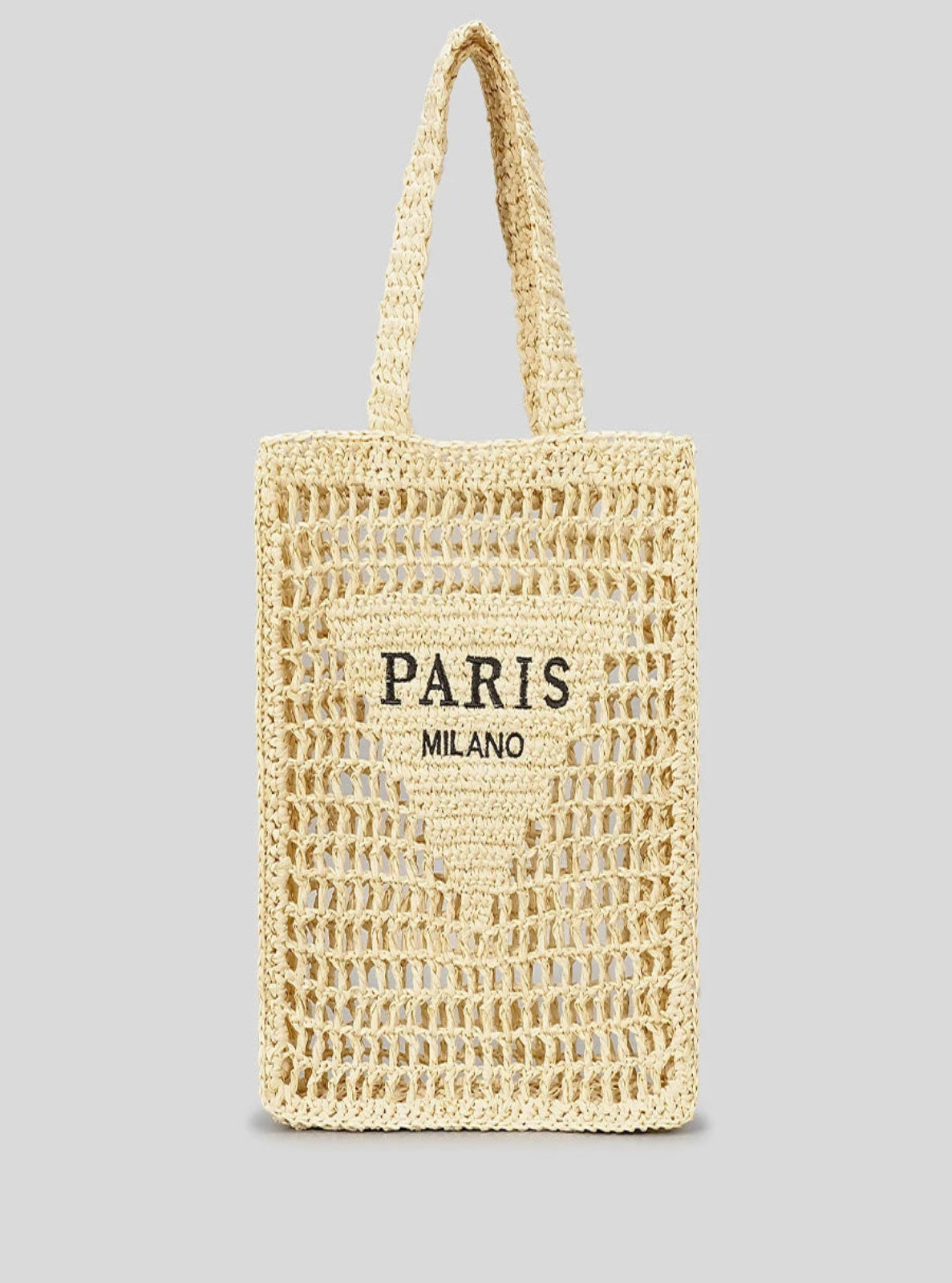 Straw Tote Bag