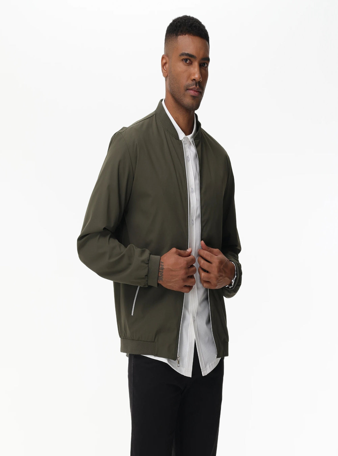 Regular-fit Lightweight Bomber Jacket