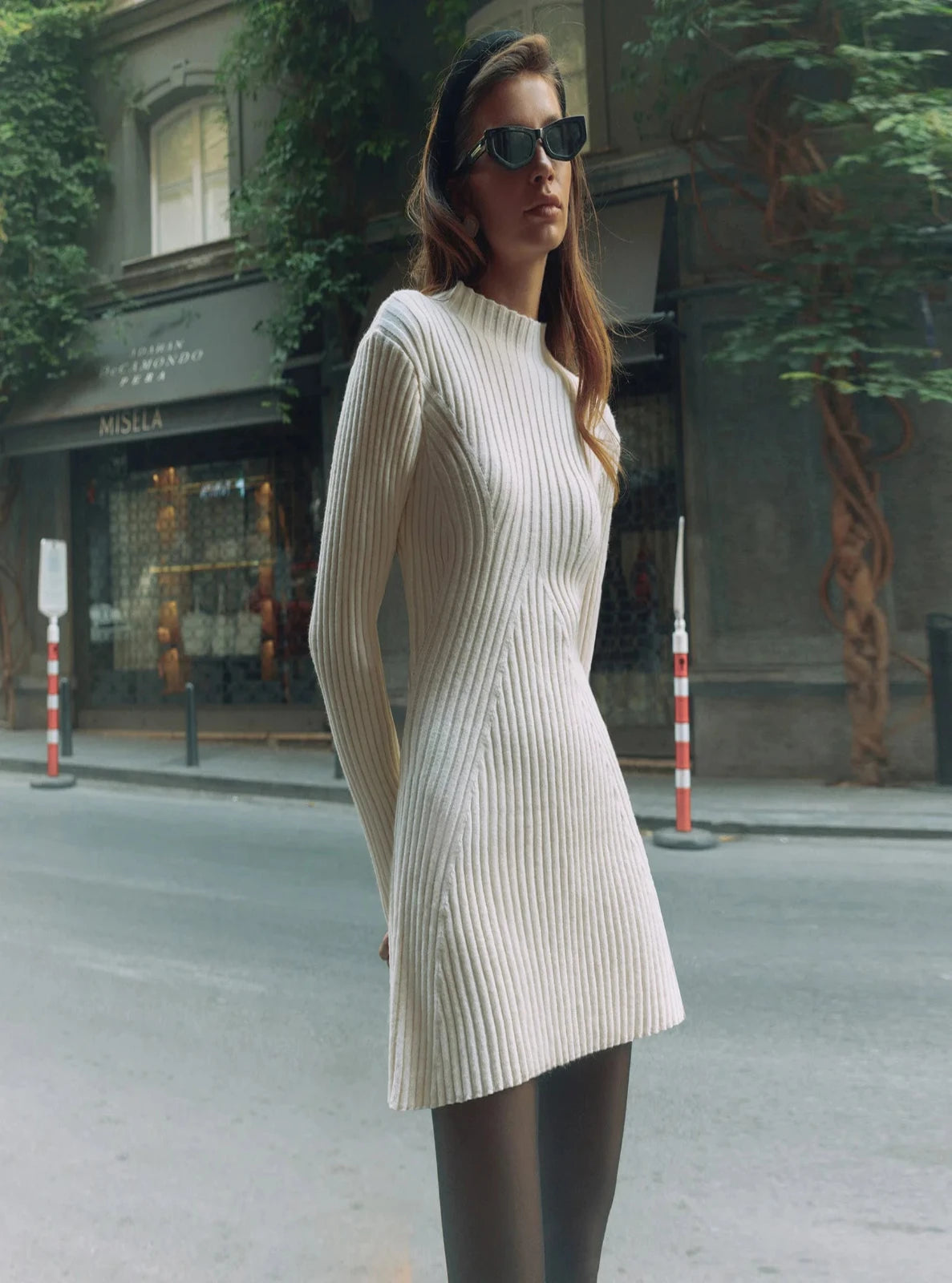 Rib-knit Dress