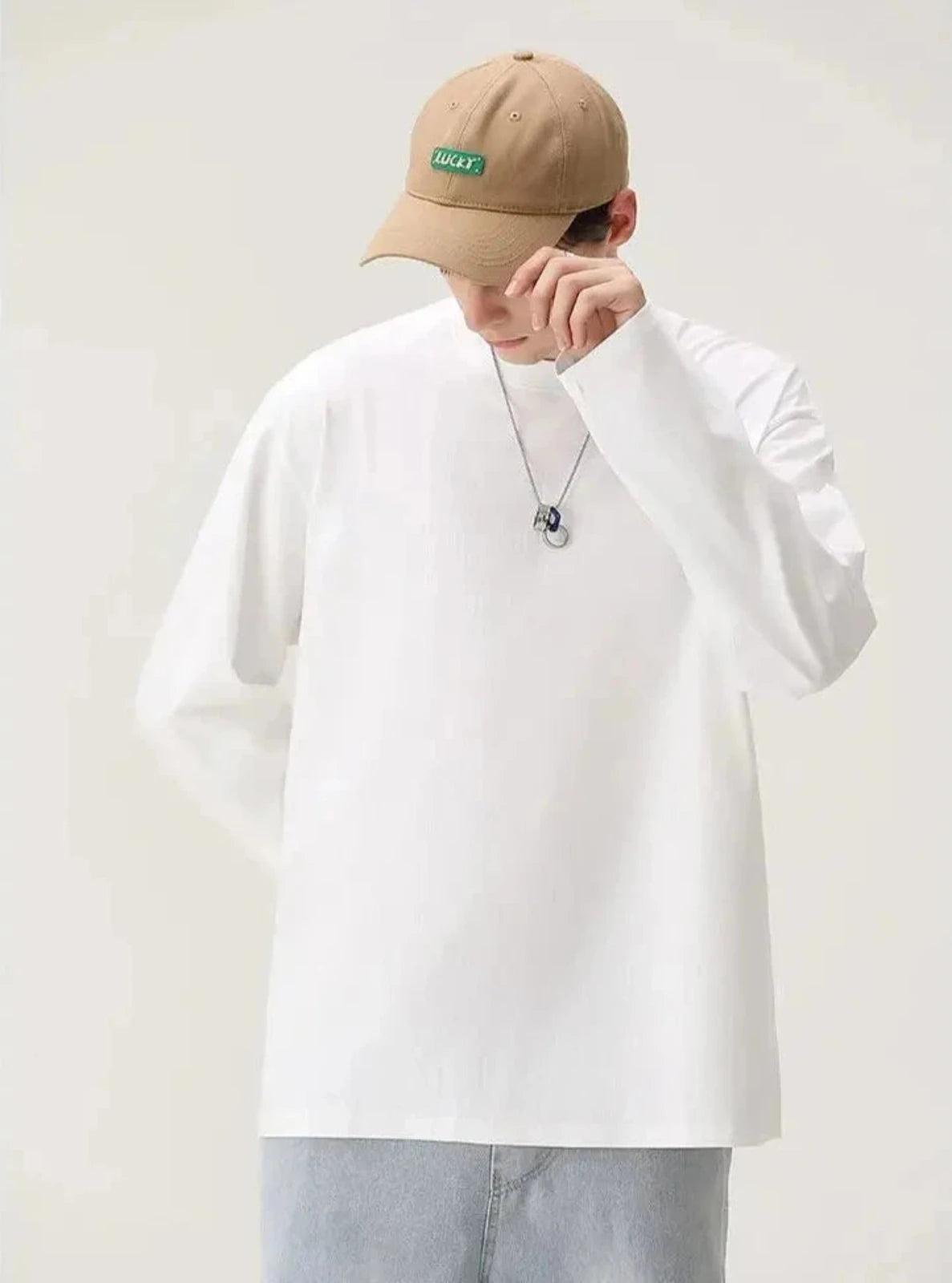 Long-sleeved Cotton Jersey Shirt