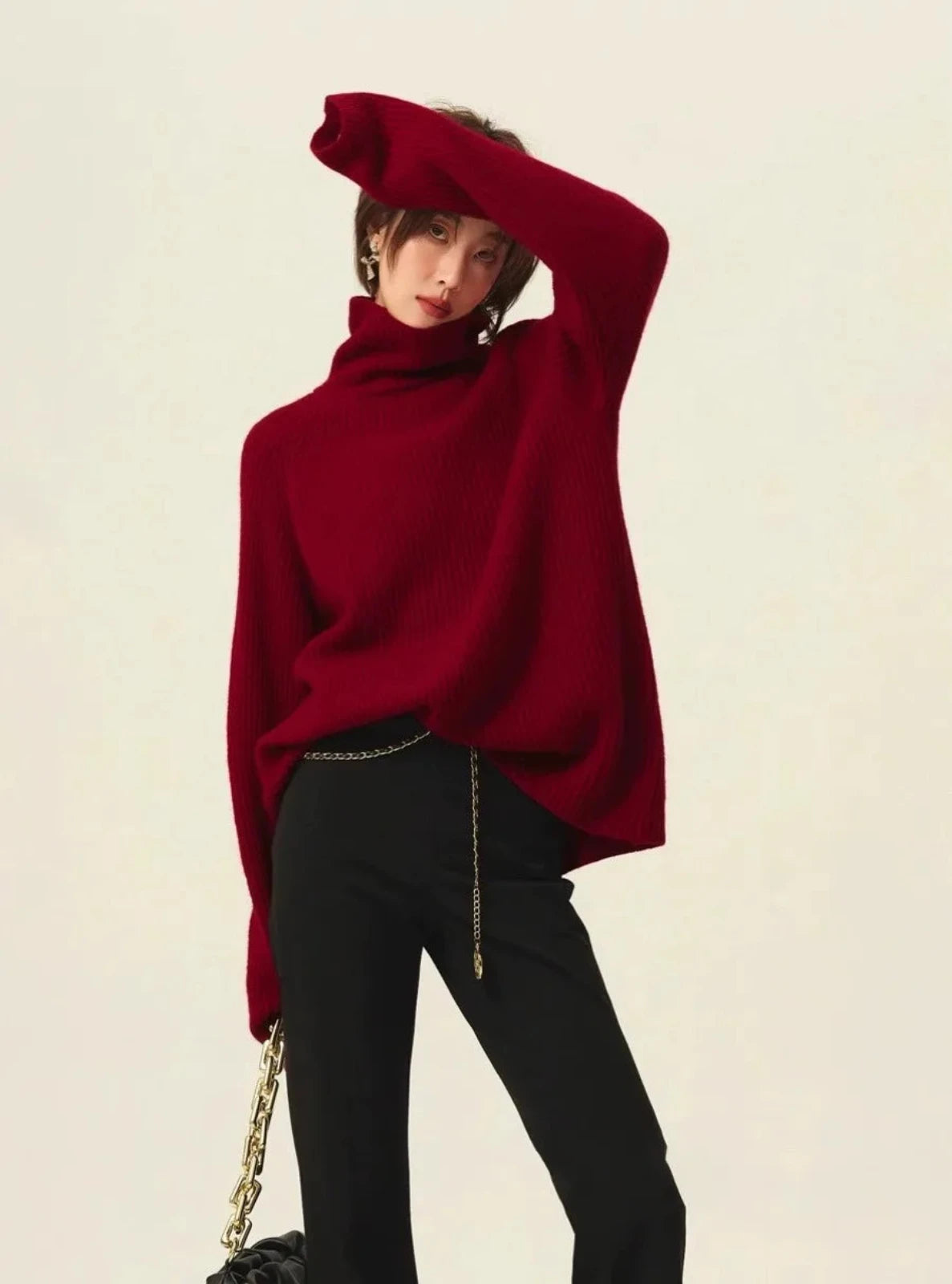 Fine-knit Cashmere Turtleneck