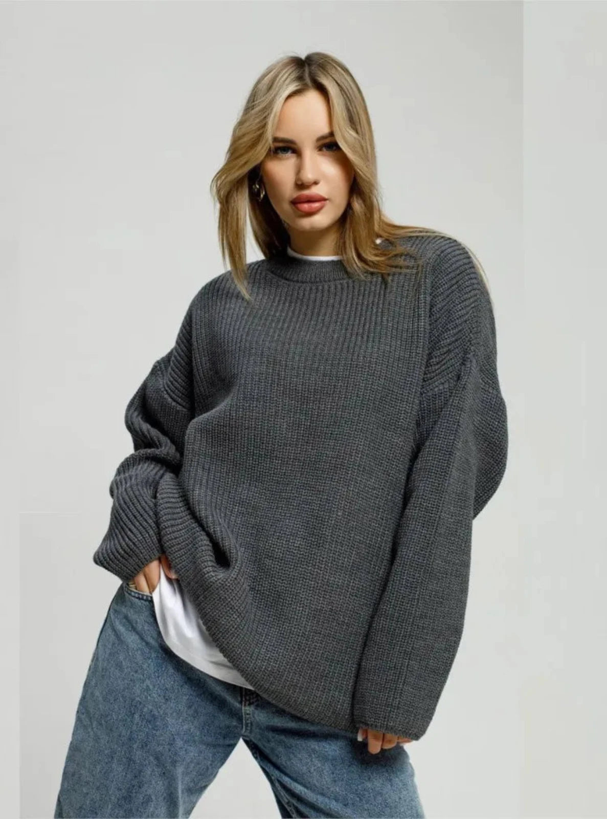 Cable-knit Sweater