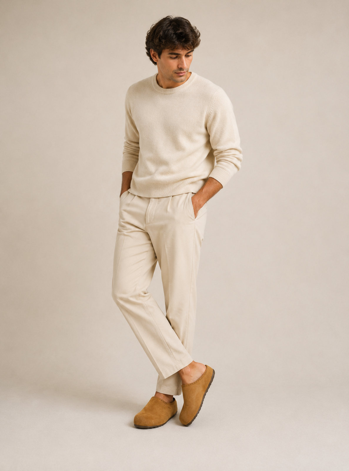 Suede Slip-On Clogs