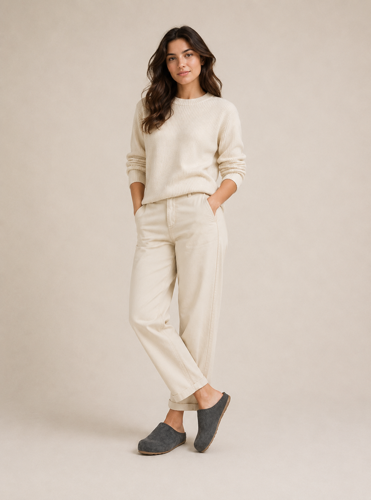 Suede Slip-On Clogs