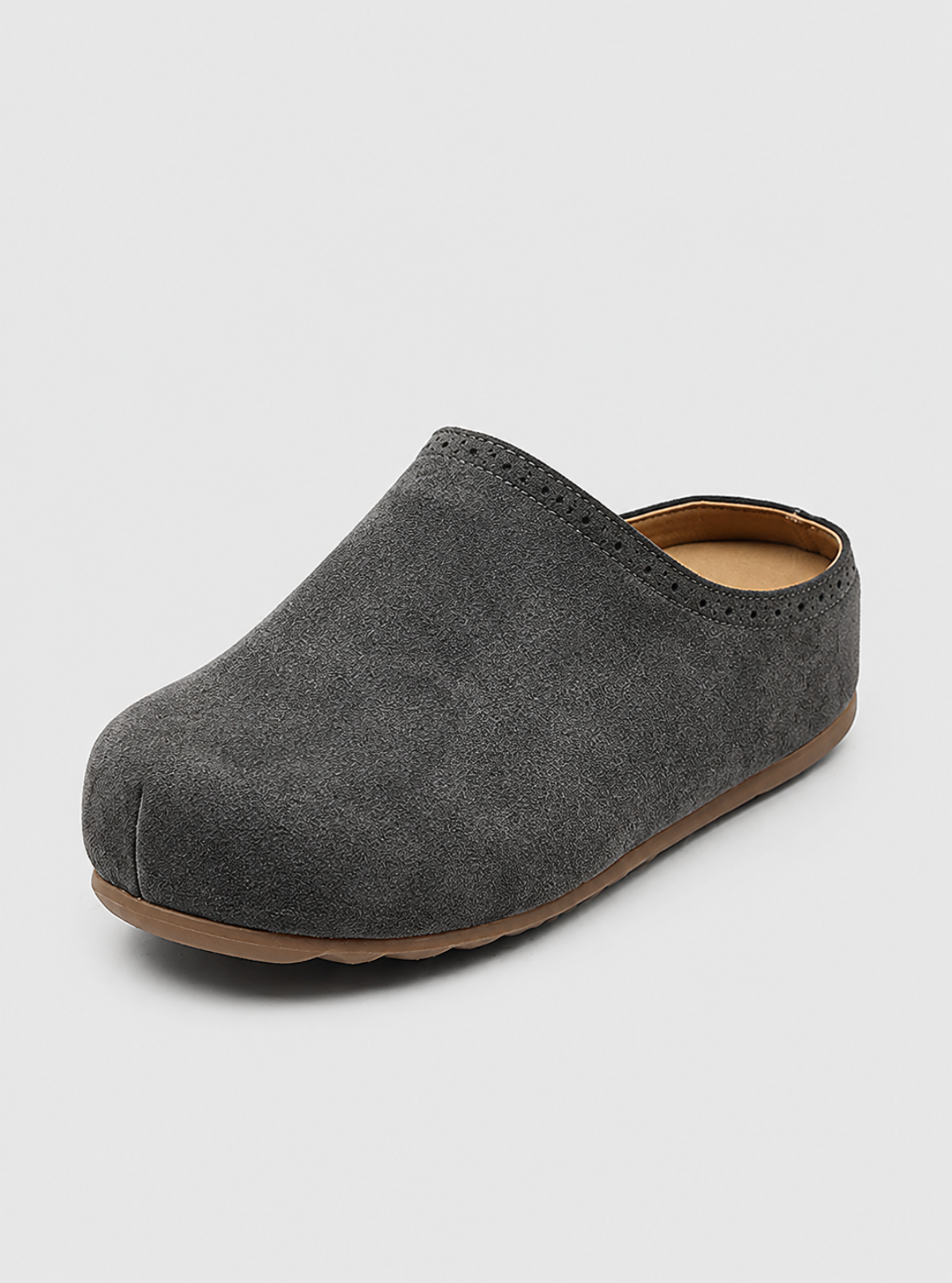 Suede Slip-On Clogs