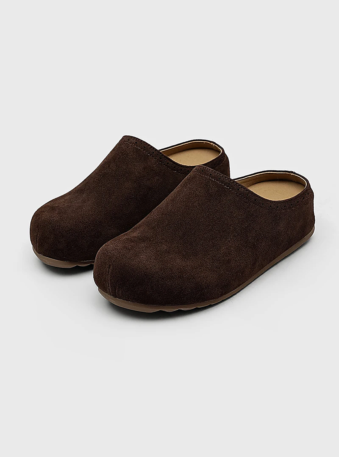 Suede Slip-On Clogs