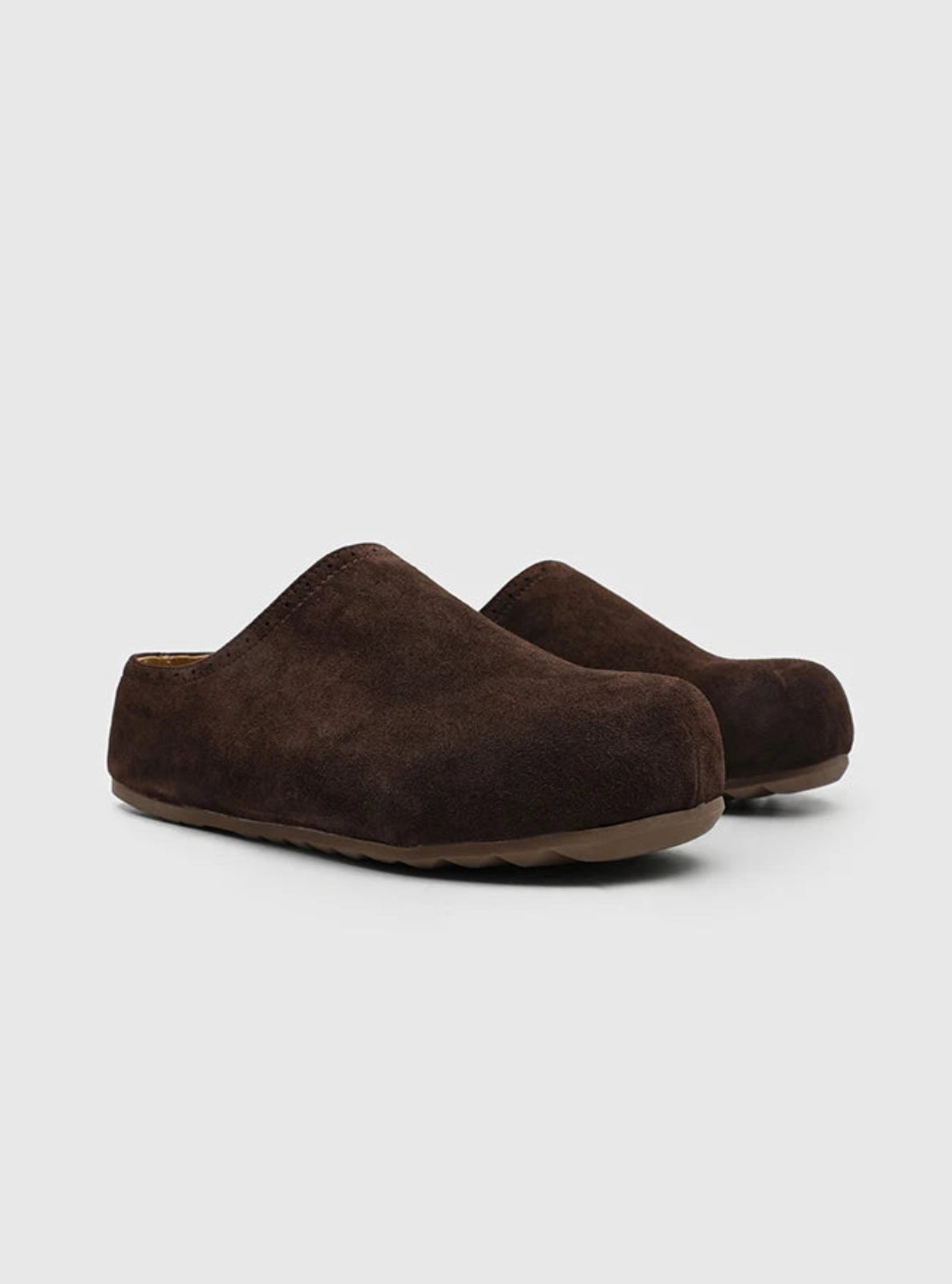 Suede Slip-On Clogs