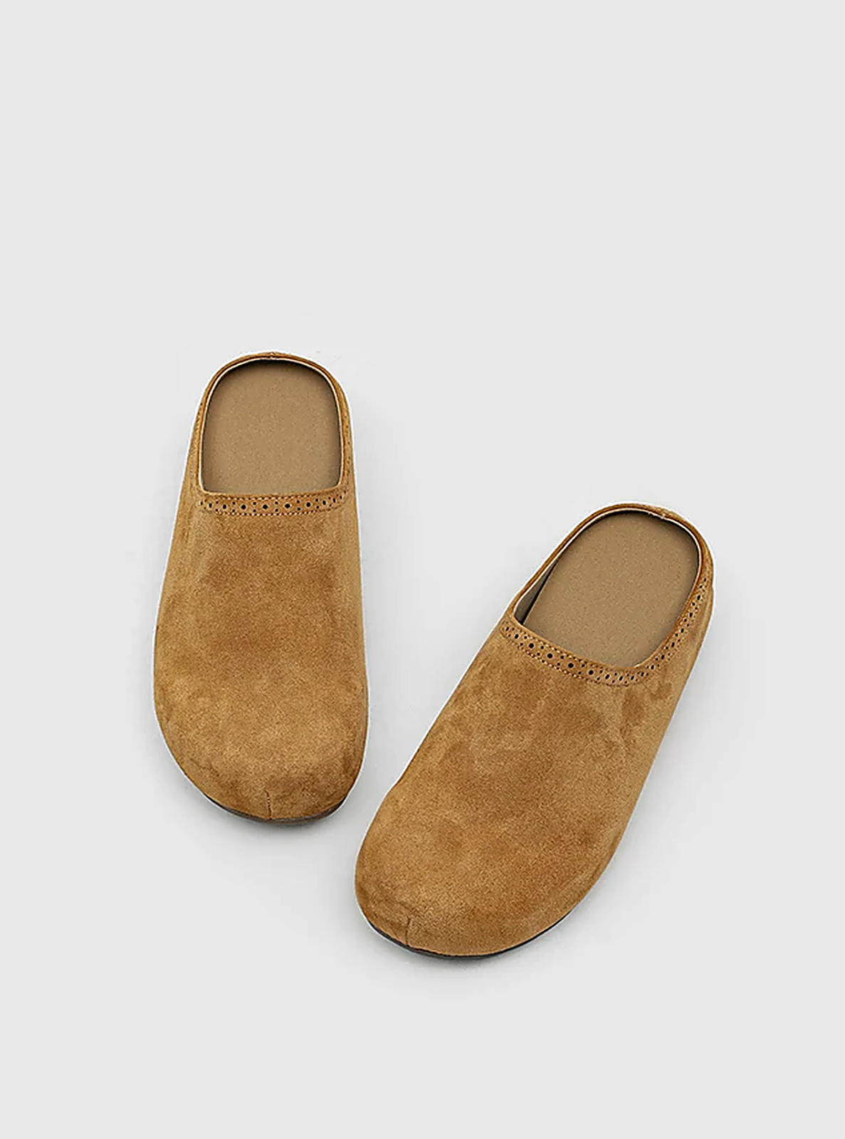 Suede Slip-On Clogs
