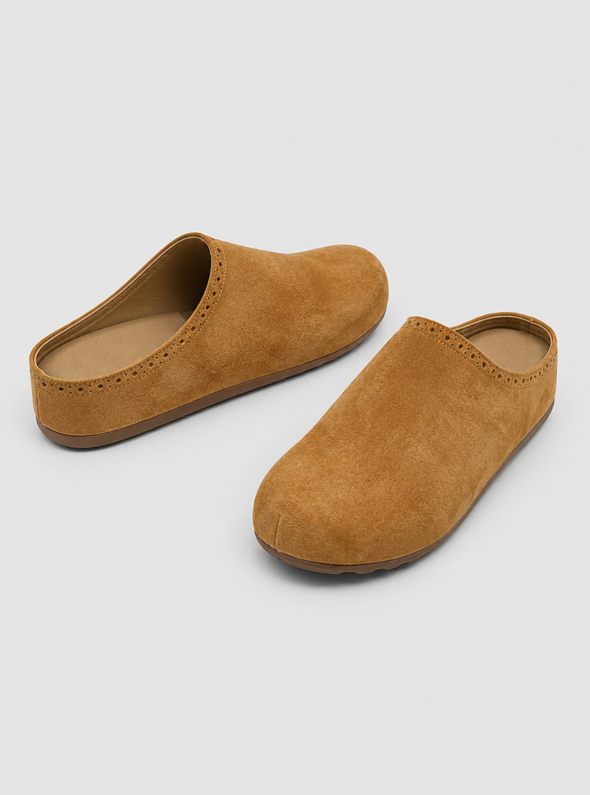 Suede Slip-On Clogs