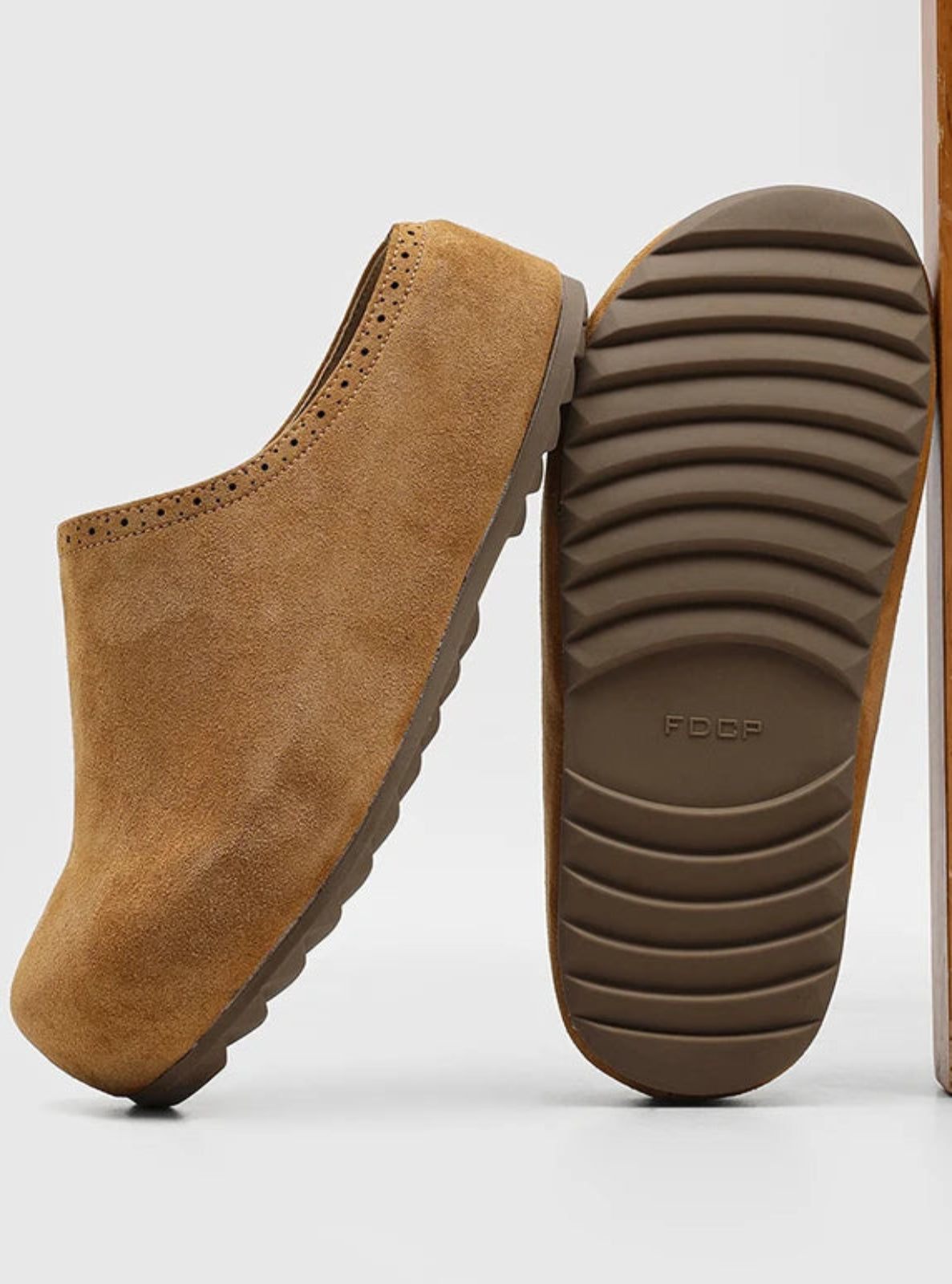 Suede Slip-On Clogs