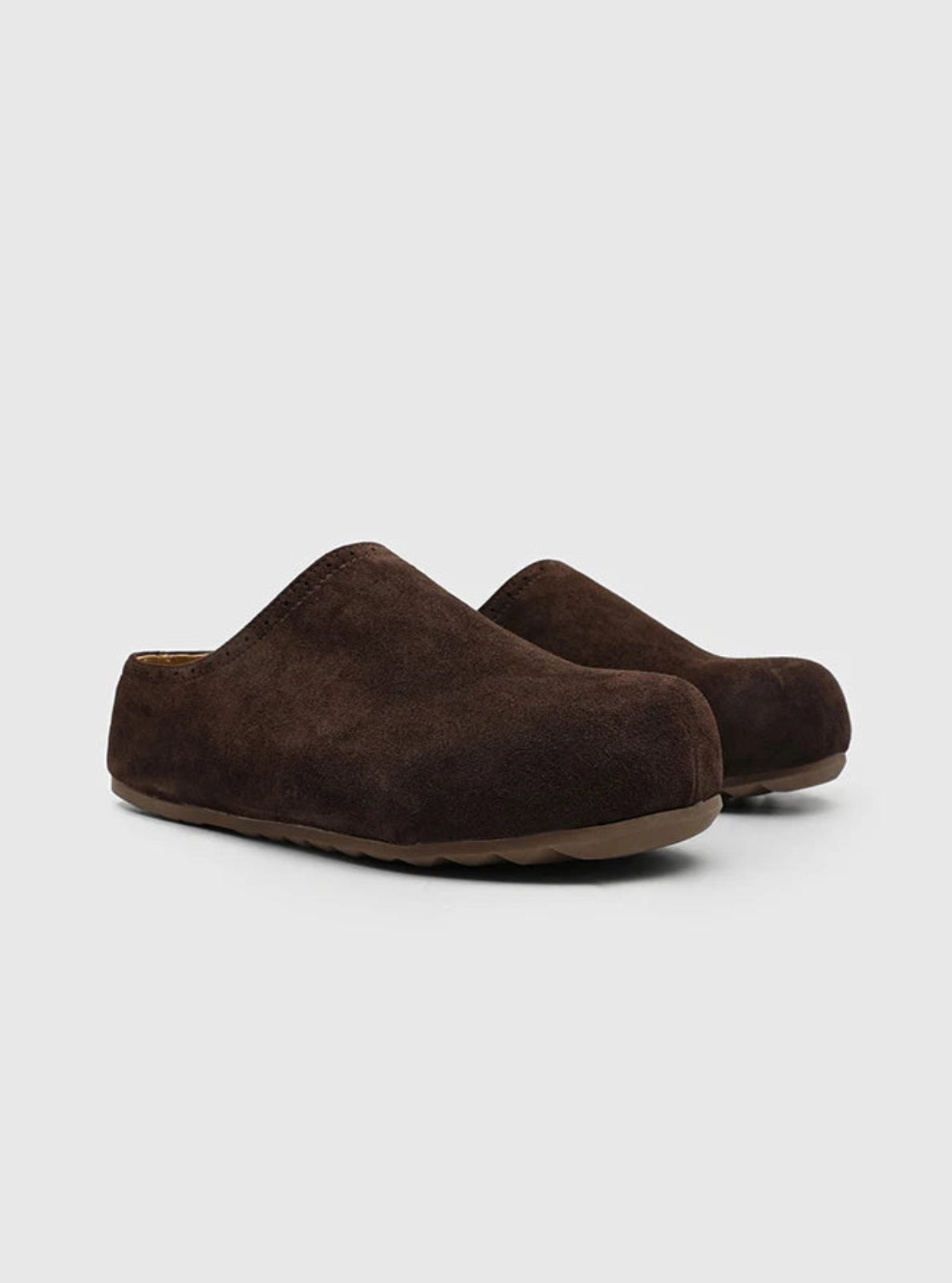 Suede Slip-On Clogs