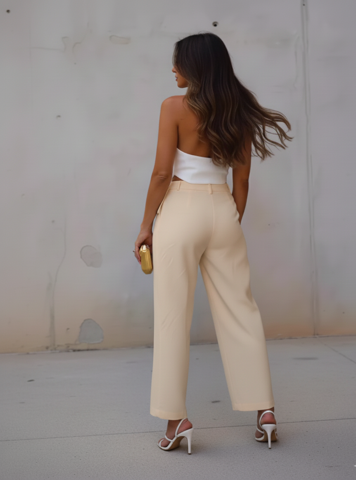 Tailored Halter Neck Vest