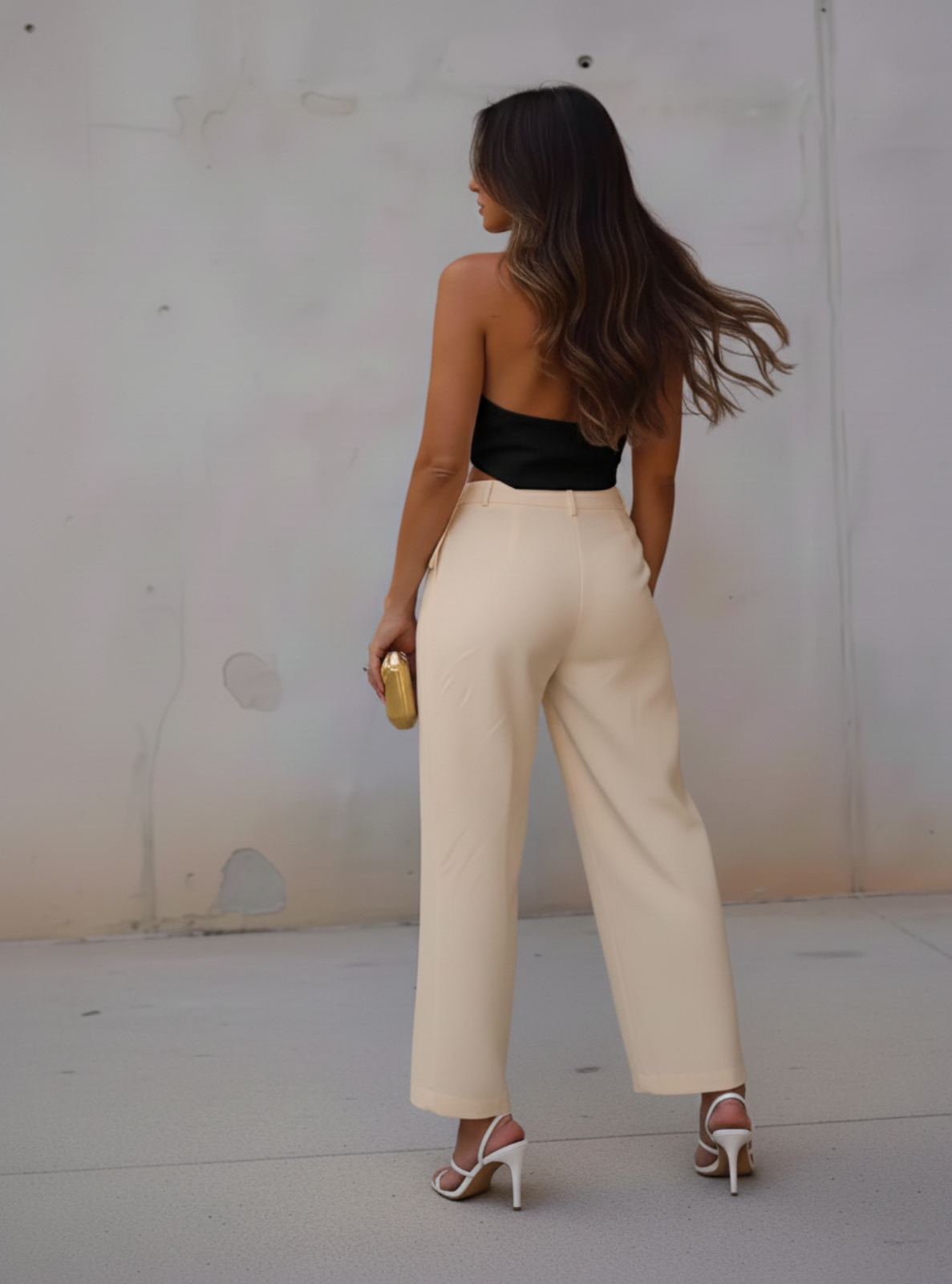 Tailored Halter Neck Vest