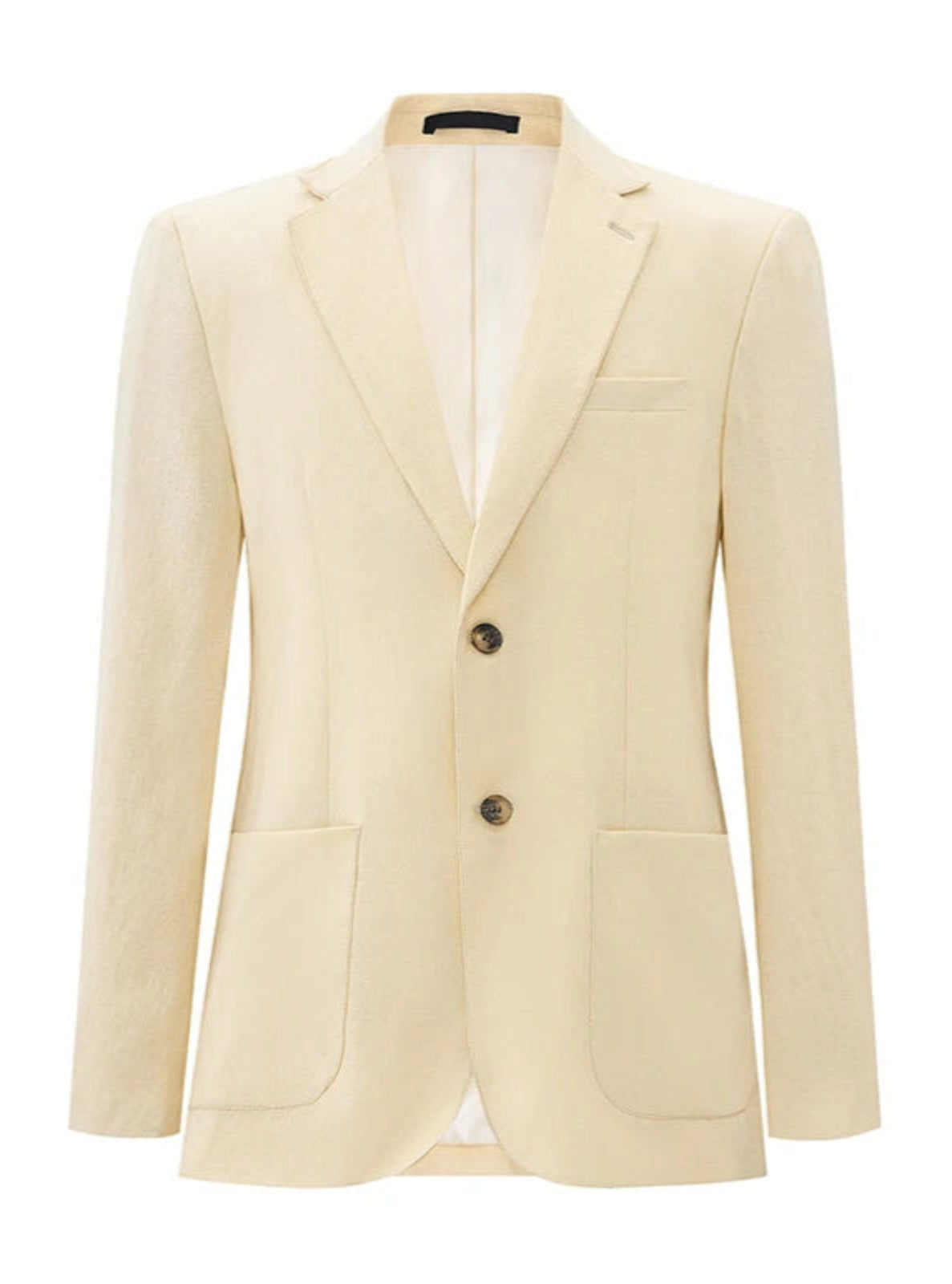 Beige blazer on a white background