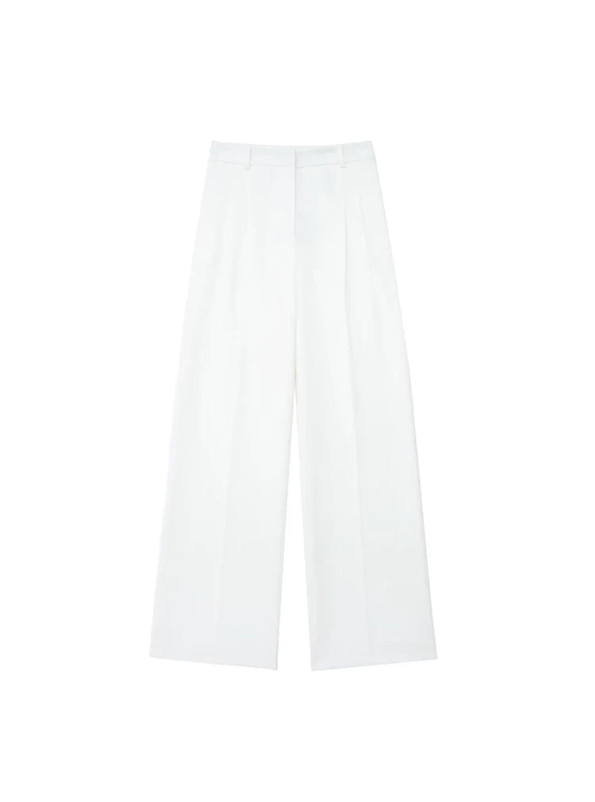 White pants on a white background