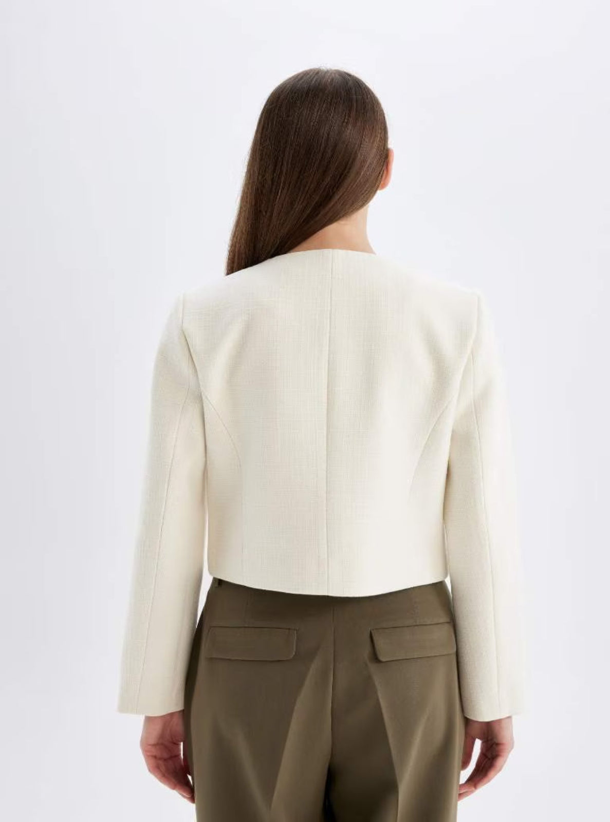 White texture jacket 